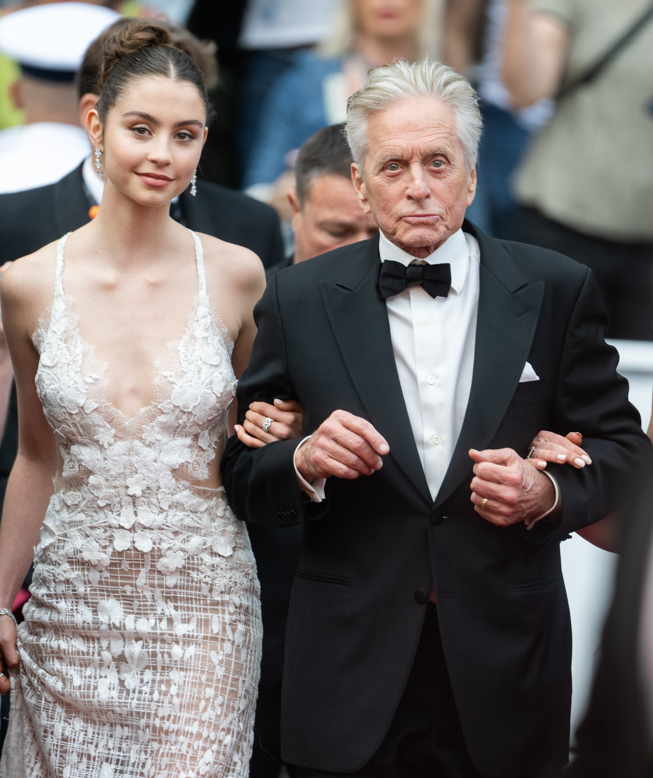 Michael Douglas and daughter Carys at the 76th annual Cannes film festival on May 16, 2023 | Source: Getty Images