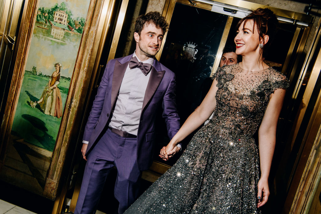 Daniel Radcliffe and Erin Darke at The 13th annual Tony's After-Party Hosted by Rick Miramontez and John Gore at the The Carlyle on June 16, 2024, in New York | Source: Getty Images