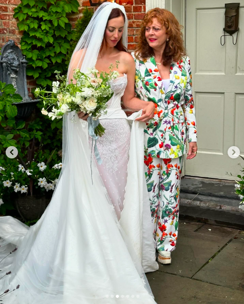 Eva Amurri and Susan Sarandon on Eva Amurri's wedding day, posted on July 1, 2024 | Source: Instagram/marcus.mcgregor