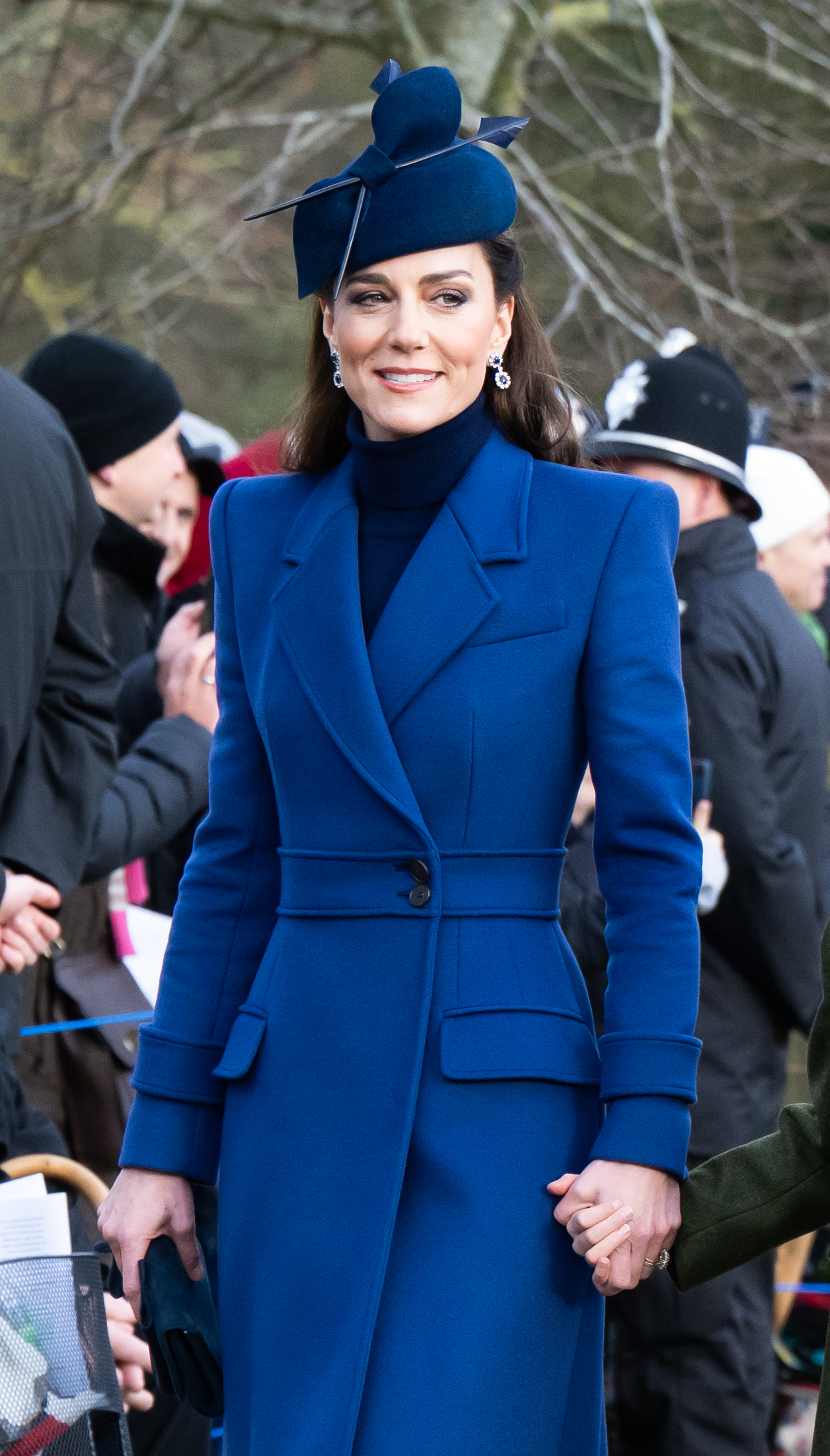 Princess Catherine at Sandringham Church on December 25, 2023. | Source: Getty Images