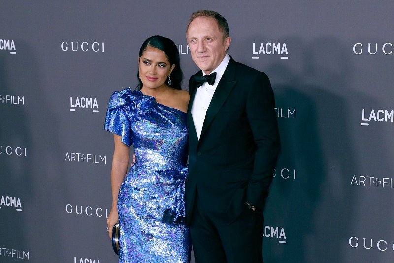 Salma Hayek and Francois-Henri Pinault on November 4, 2017 in Los Angeles, California | Photo: Getty Images 