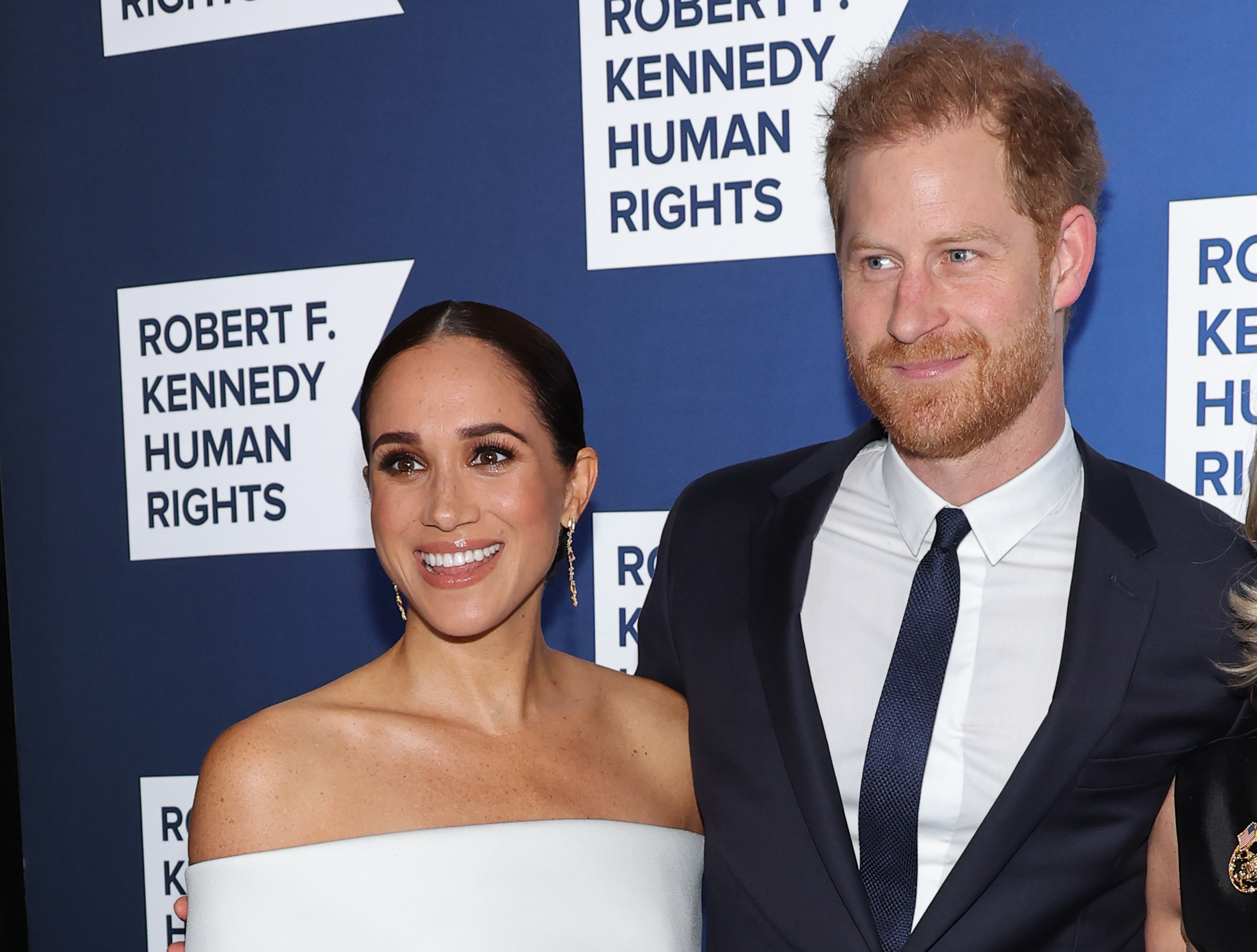 Duchess Meghan and Prince Harry at the Robert F. Kennedy Human Rights Ripple of Hope Gala on December 6, 2022, in New York City | Source: Getty Images