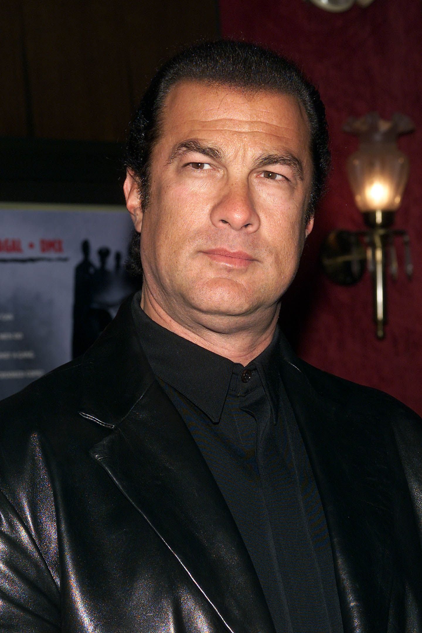 Steven Seagal attends the 'Exit Wounds' film premiere at the Ziegfeld Theater in New York City, March 9, 2001. | Source: Getty Images