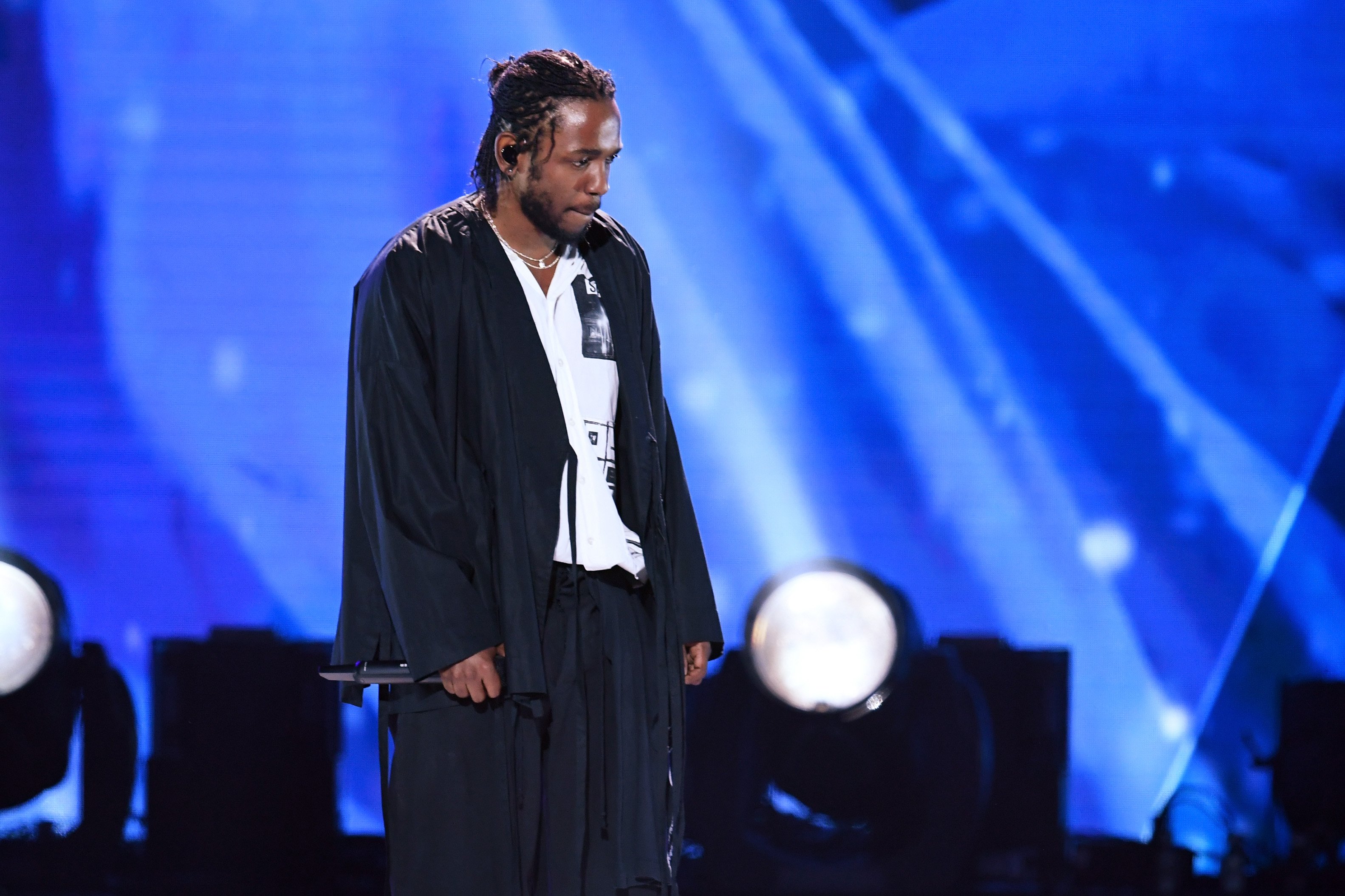 Recording artist Kendrick Lamar performs onstage during the 60th Annual GRAMMY Awards at Madison Square Garden on January 28, 2018, in New York City. | Source: Getty Images