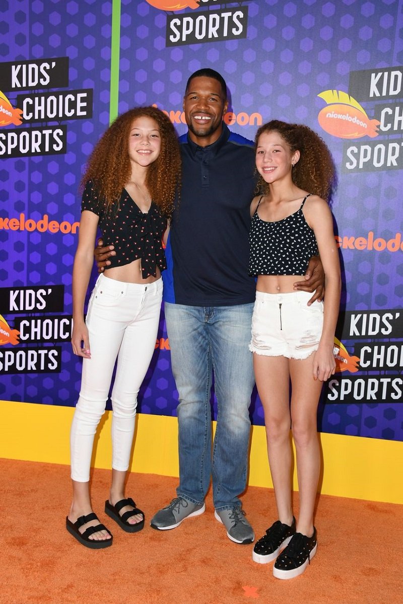 Michael, Isabella and Sophia Strahan attending the Nickelodeon Kids' Choice Sports 2018 at Barker Hangar in Santa Monica, California in July 2018. I Image: Getty Images.