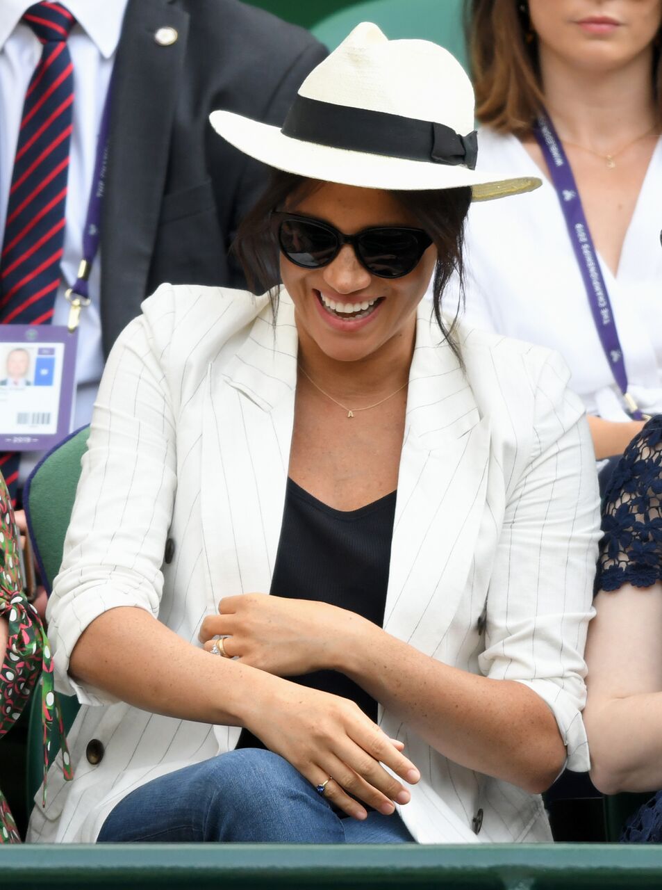 Meghan Markle at Wimbledon. | Source: Getty Images