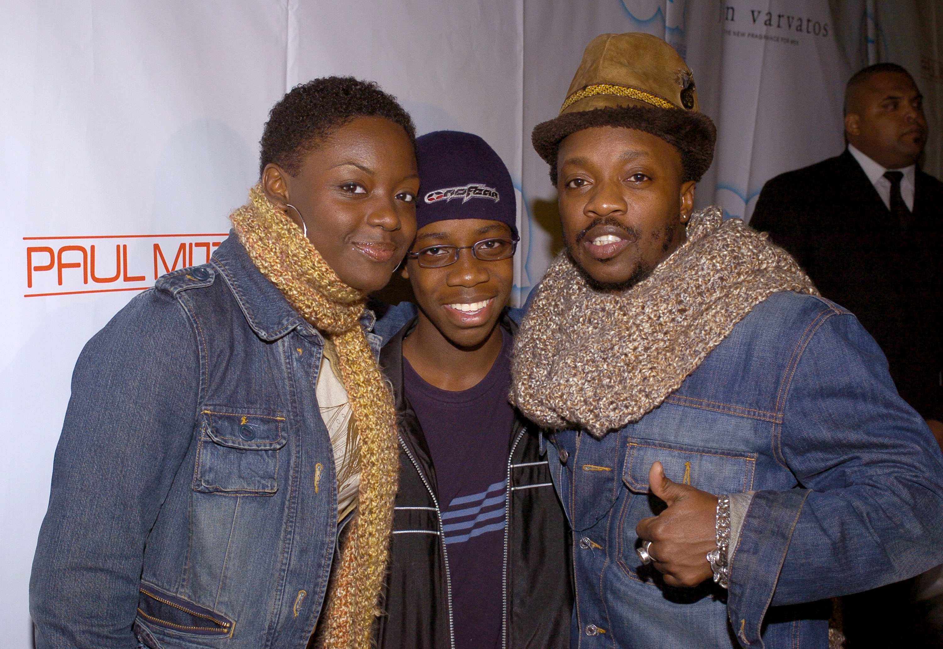 Tarsha McMillan, Anthony Hamilton Jr. and Anthony Hamilton on April 14, 2004, at the grand opening of GQ Lounge, at Forbidden City Los Angeles. | Source: Getty Images