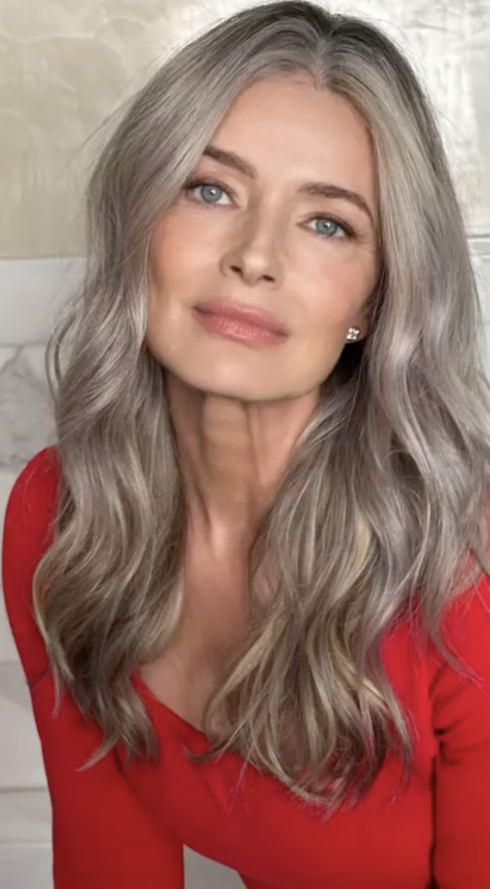 Paulina Porizkova from a post dated April 7, 2025. | Source: Instagram/paulinaporizkov