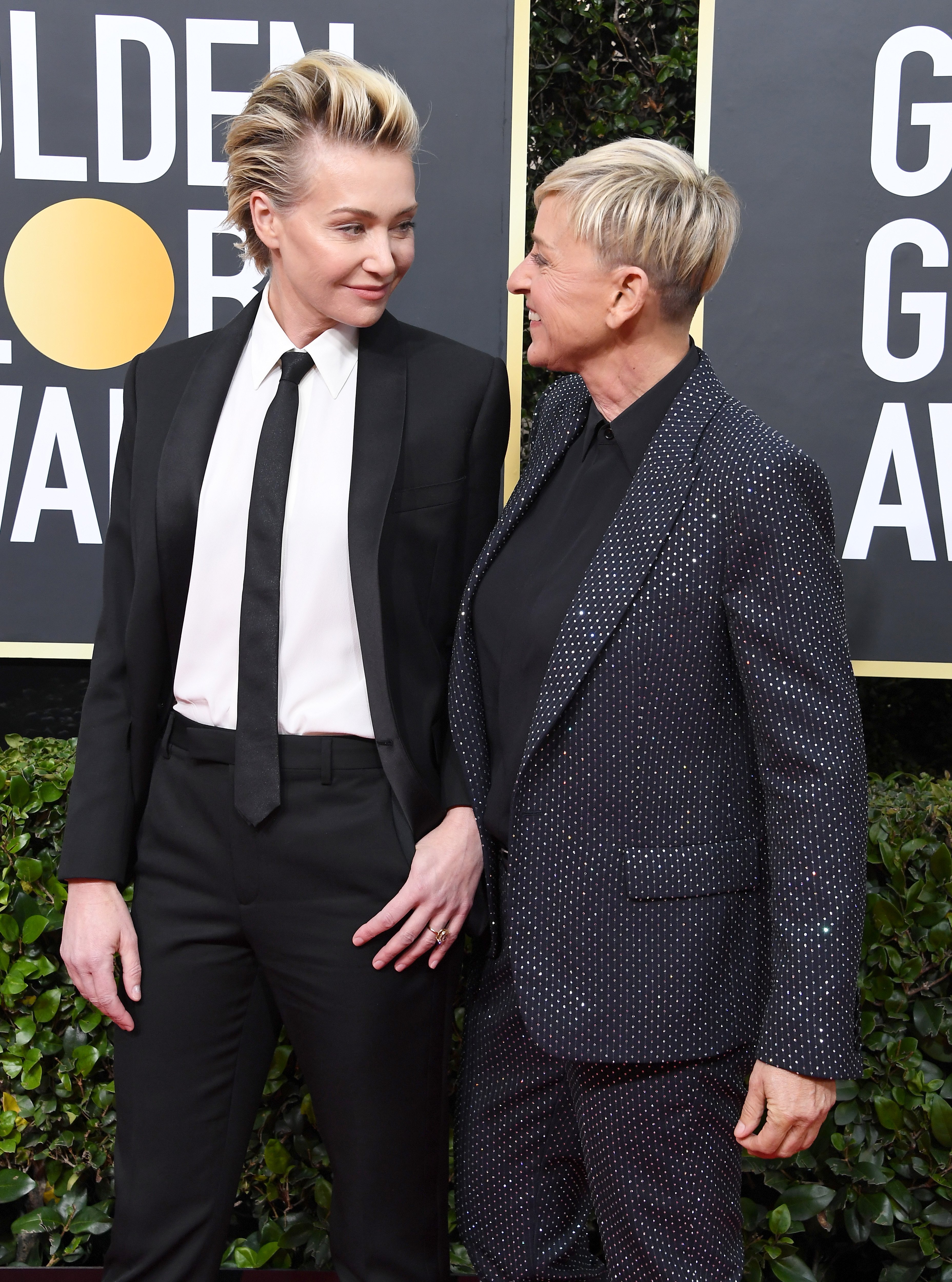  Portia de Rossi and Ellen DeGeneres arrives at the 77th Annual Golden Globe Awards attends the 77th Annual Golden Globe Awards on January 05, 2020 | Photo: Getty Images