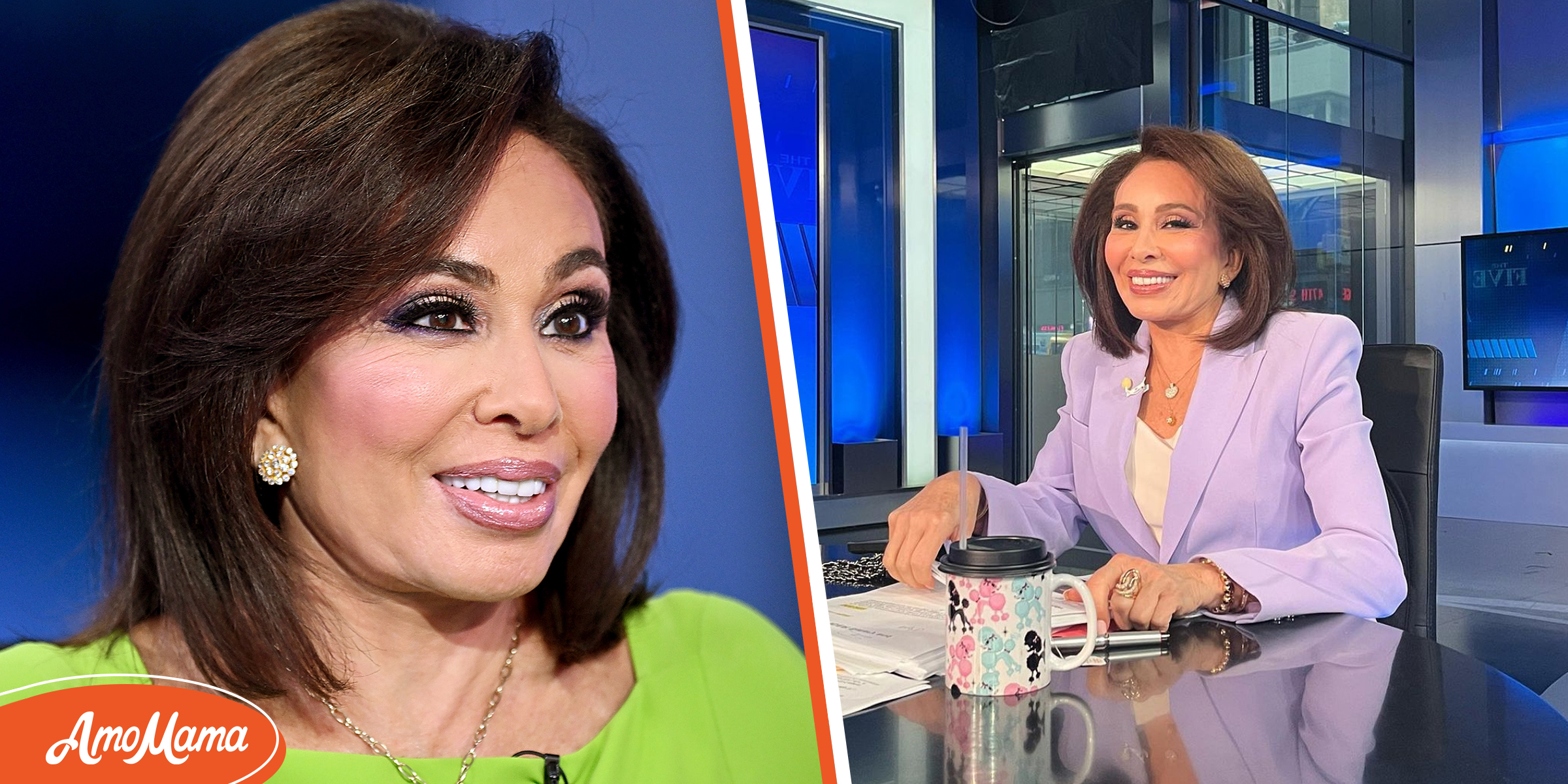 Judge Jeanine Pirro Stuns In Purple Ensemble Flashing A Beaming Smile