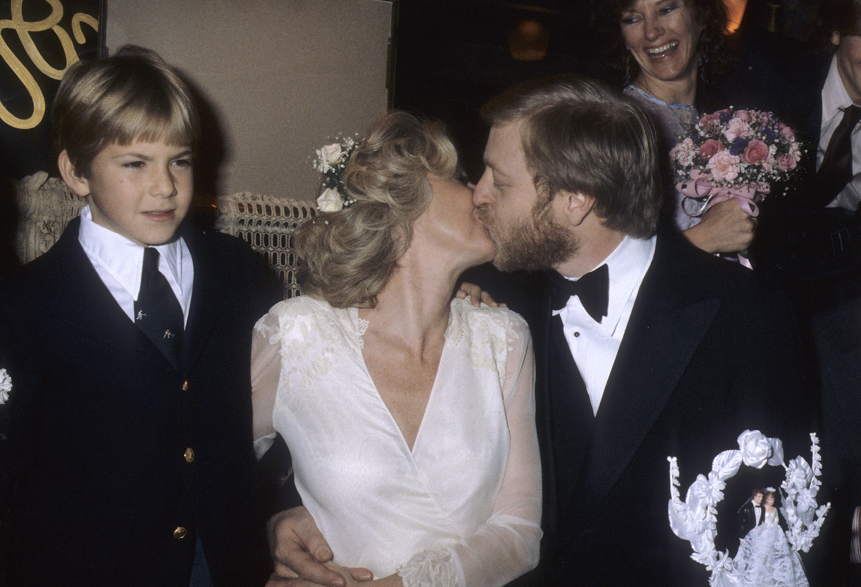 Michael Learned and William Parker on December 18, 1979 in New York City | Source: Getty Images