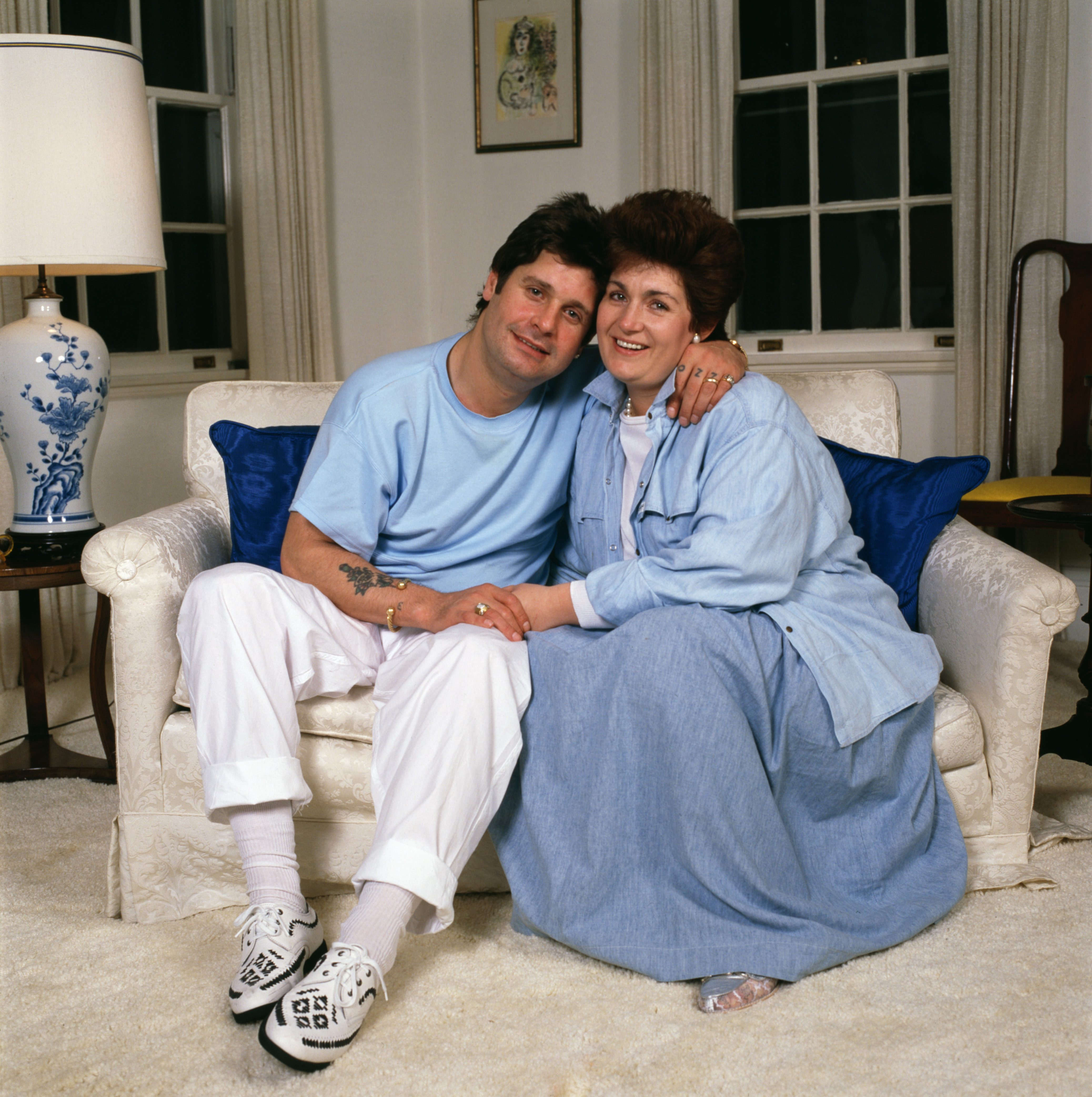 Ozzy and Sharon Osbourne photographed in America in 1987. | Source: Getty Images