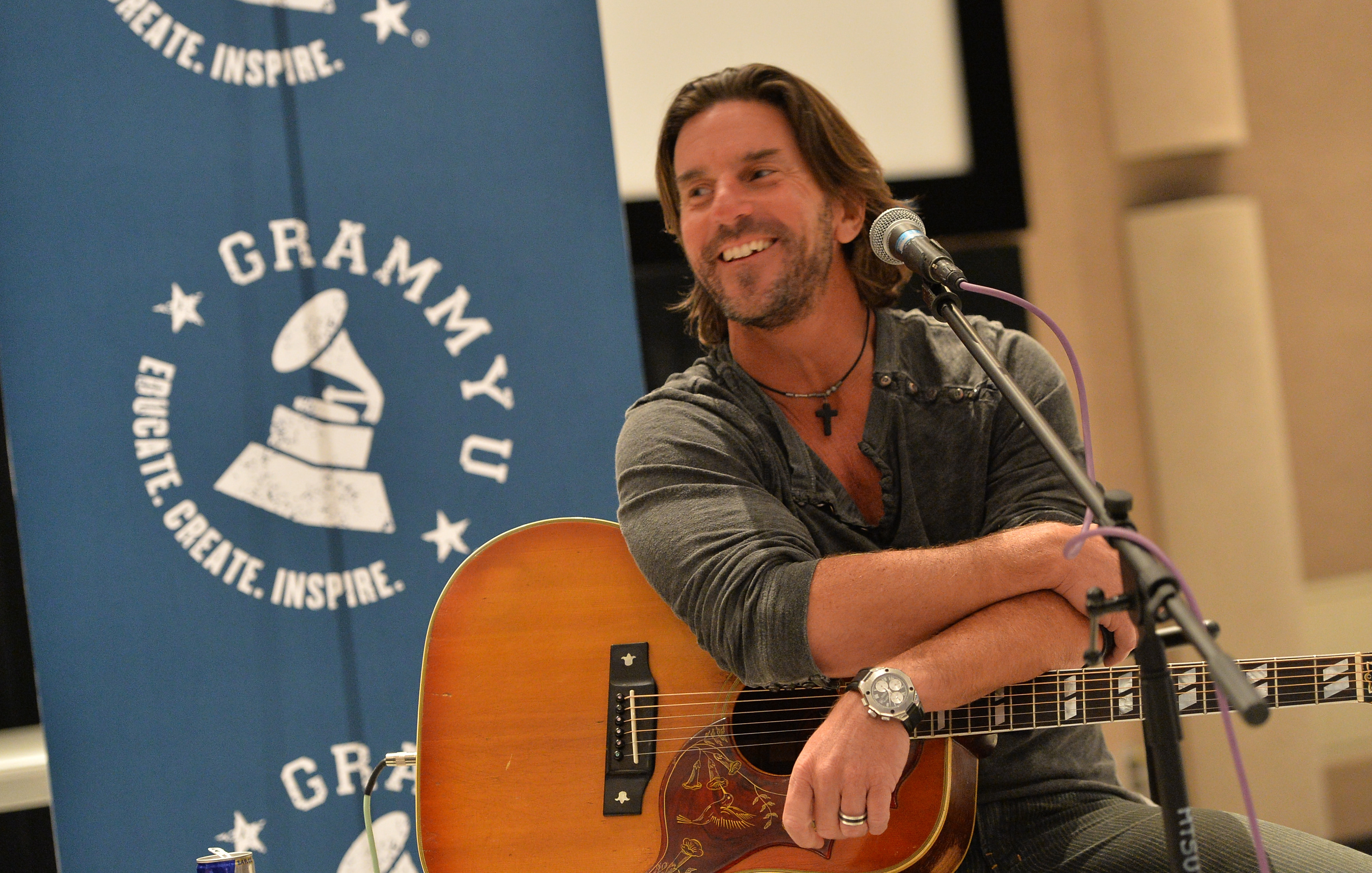 Brett James at the Grammy U Fall Kick-Off event on October 8, 2013, in Murfreesboro, Tennessee. | Source: Getty Images