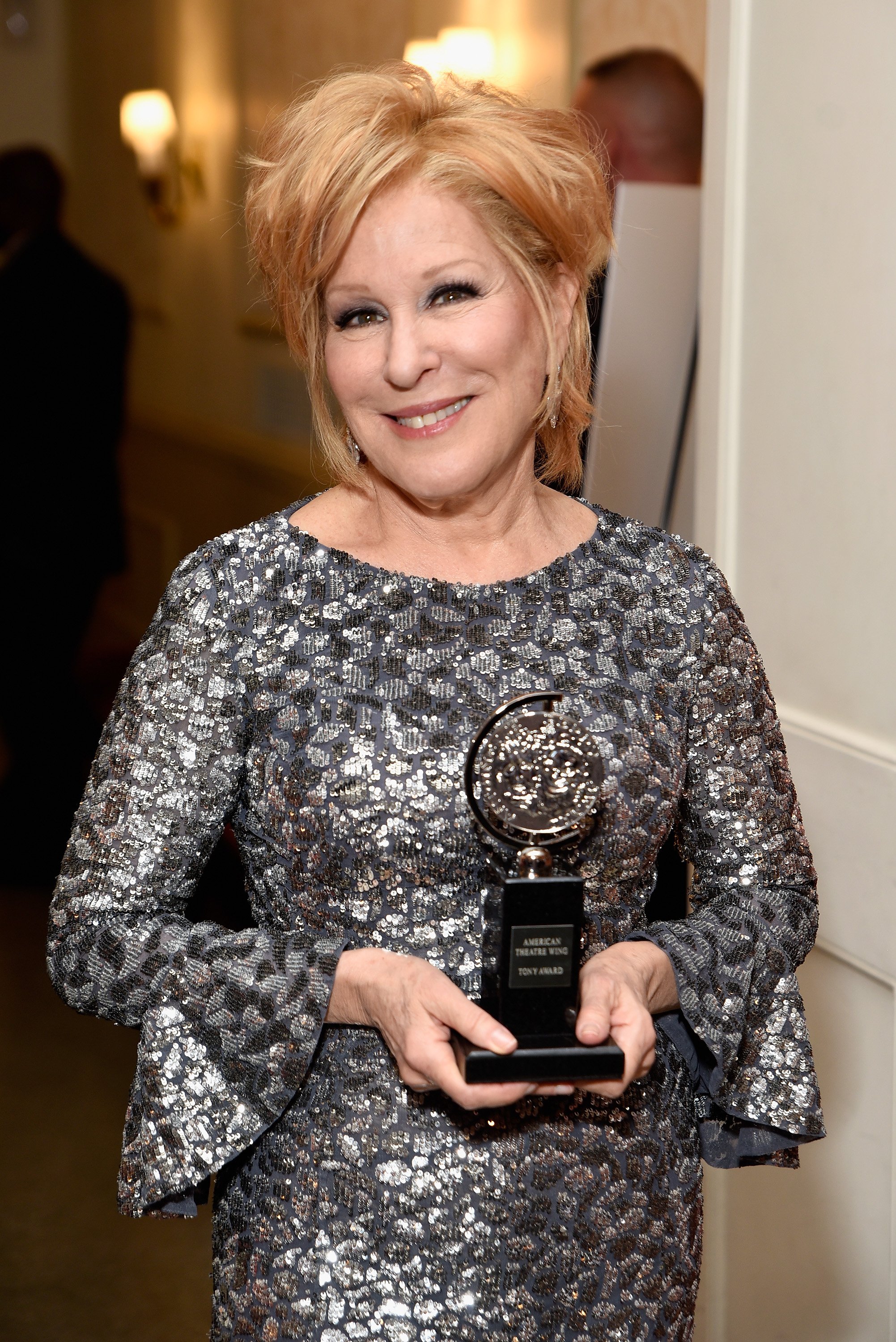 Bette Midler attend the 2017 Tony Awards on June 11, 2017, in New York City. | Source: Getty Images.