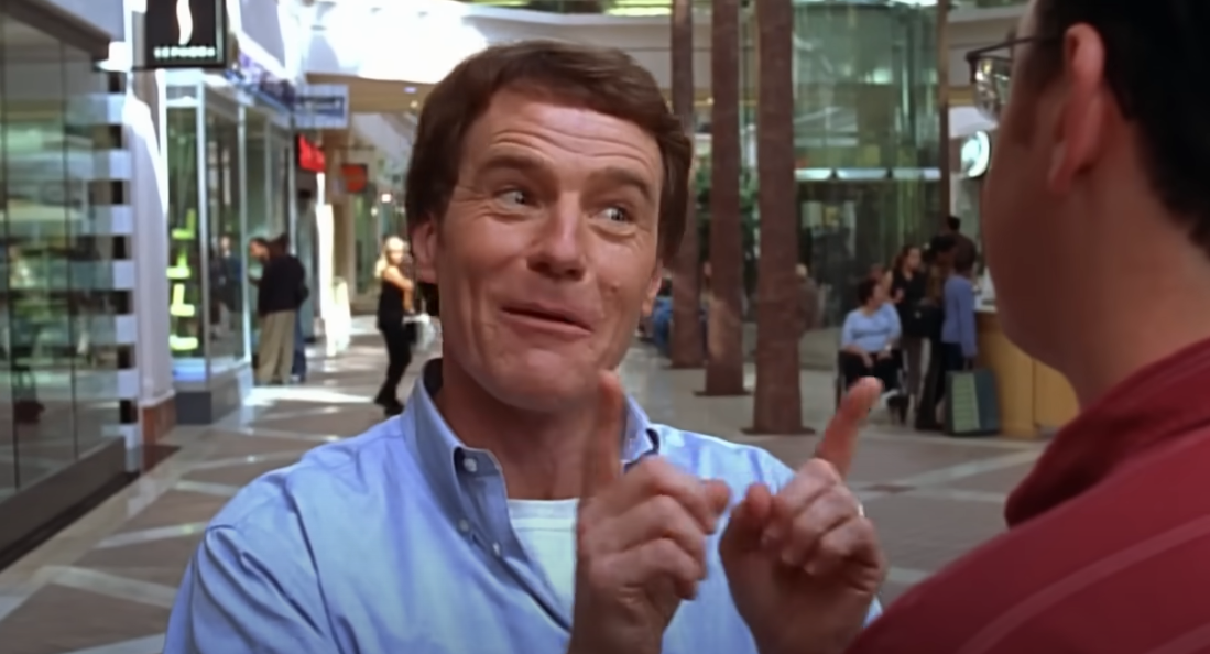 Screenshot of an episode of "Malcolm in the Middle" showing Bryan Cranston as Hal | Source: Youtube/Channel 4