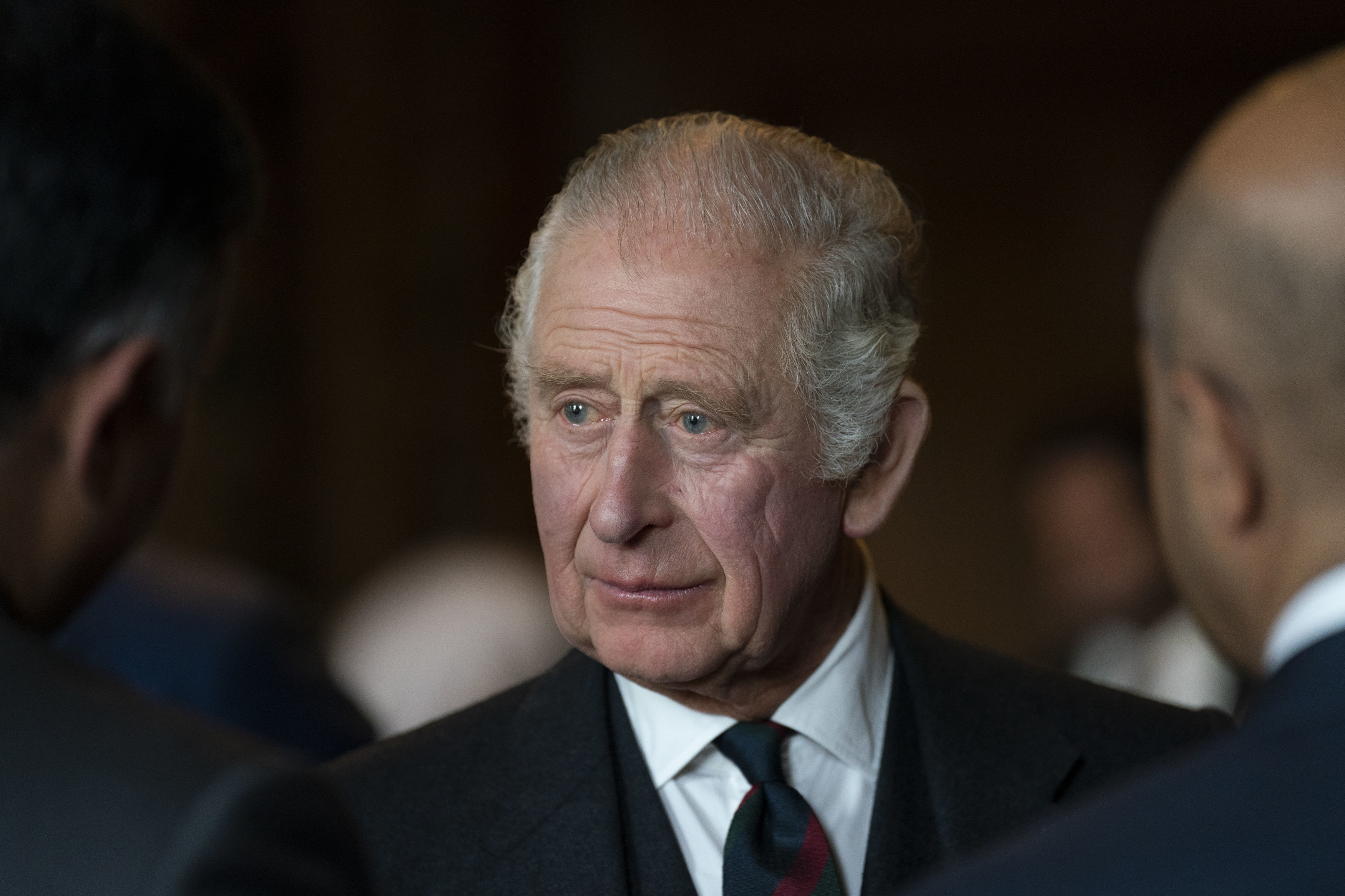 King Charles III hosts a reception to celebrate British South Asian communities, in Dunfermline, Scotland, on October 3, 2022. | Source: Getty Images