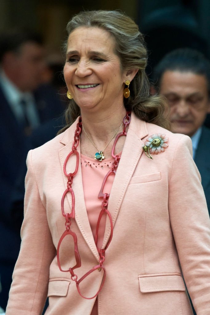 La Infanta Elena en el XXV Concurso de pintura infantil y juvenil el 11 de junio de 2019 en Madrid, España. | Imagen: Getty Images La Infanta Elena en el XXV Concurso de pintura infantil y juvenil el 11 de junio de 2019 en Madrid, España. | Imagen: Getty Images