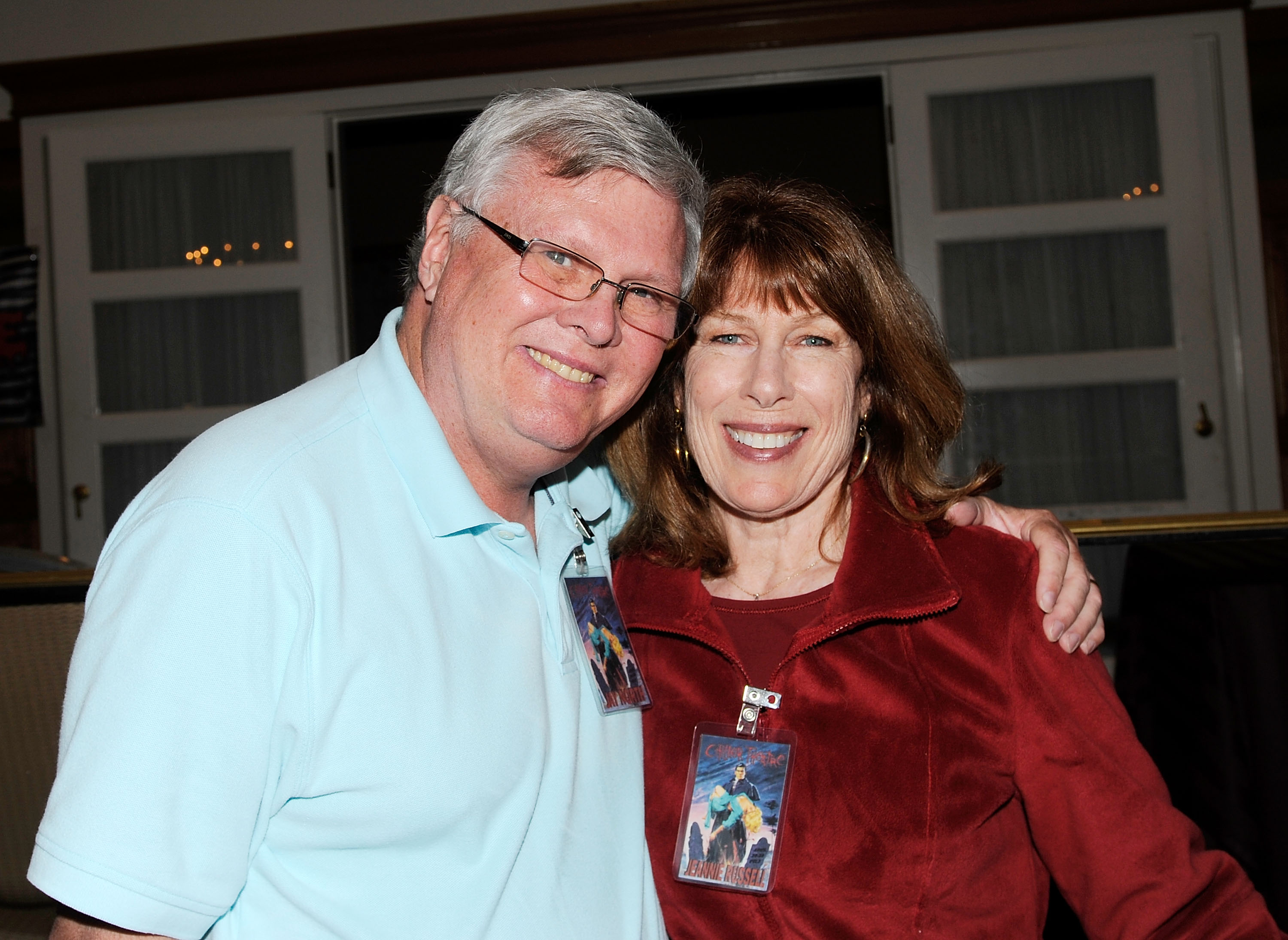 Jay North and Jeannie Russell in Parsippany, New Jersey on April 26, 2013 | Source: Getty Images