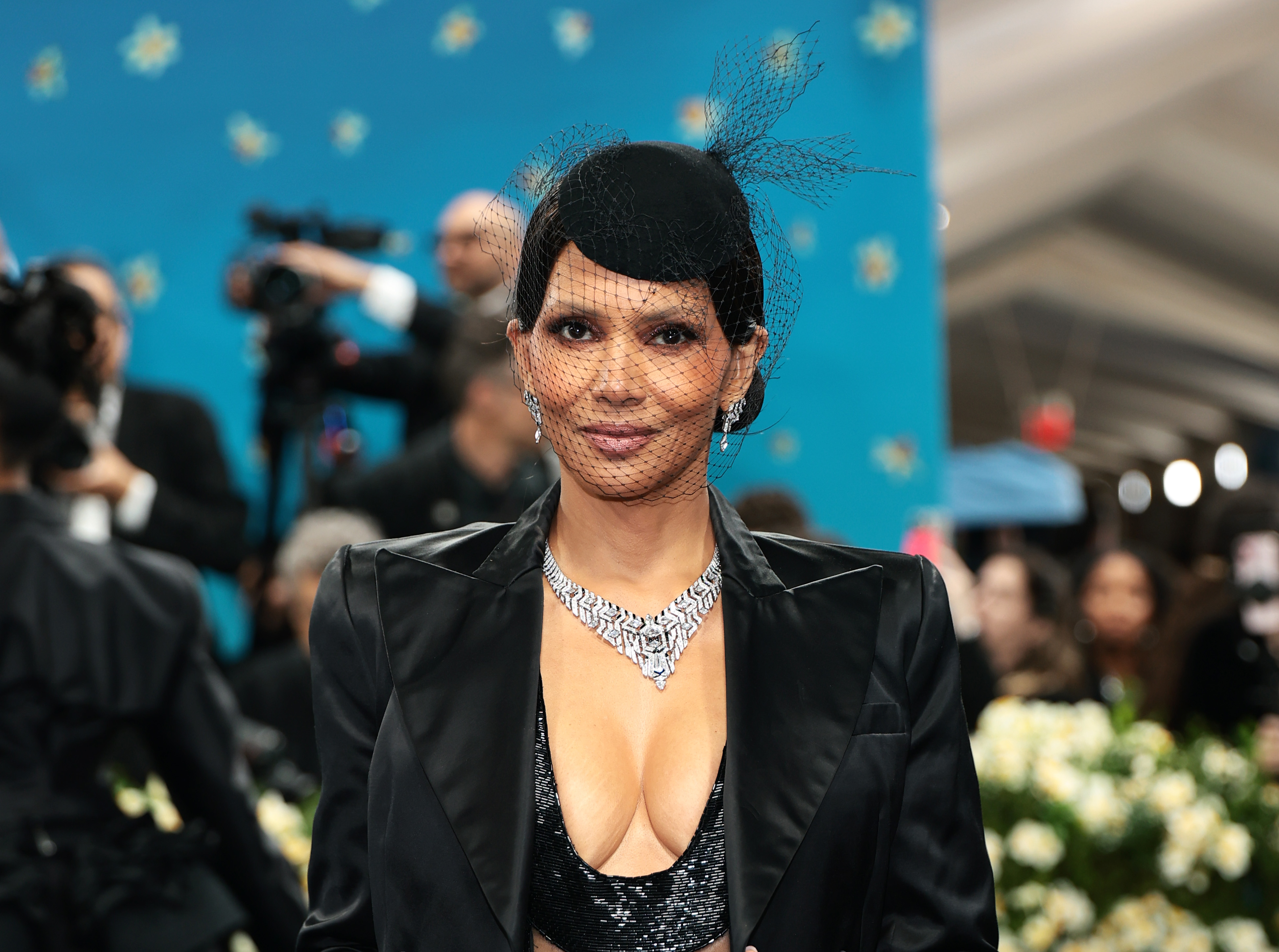 Halle Berry stuns at The Met Gala Celebrating "Superfine: Tailoring Black Style," on May 5, 2025, in New York | Source: Getty Images