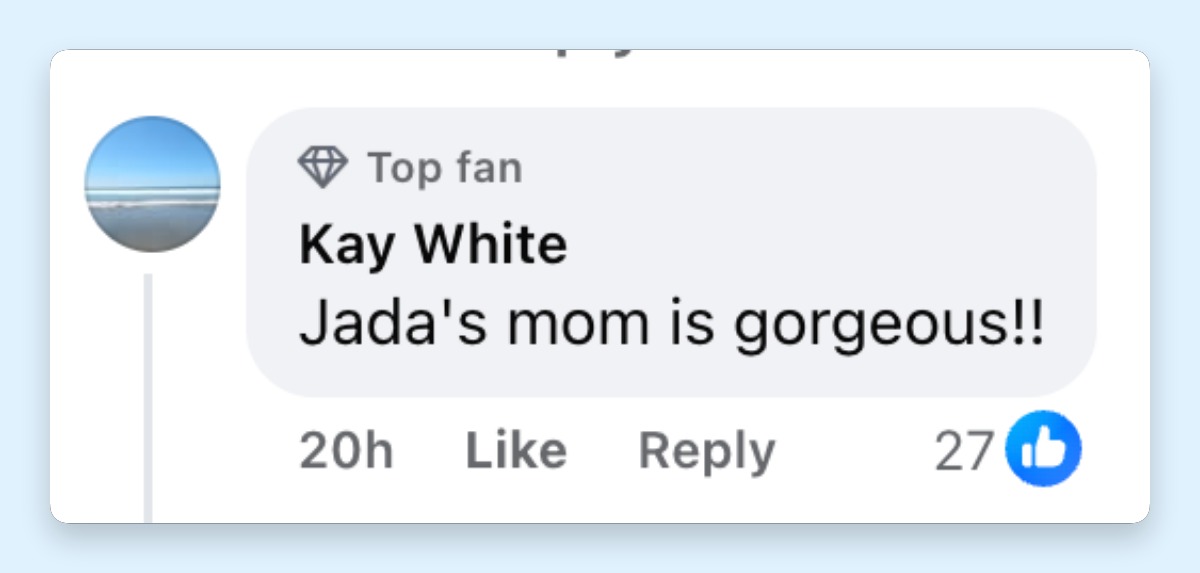 Netizens have opinions about every member of the Smith and Pinkett family. Here's one from June 24, 2026 | Source: Facebook/People