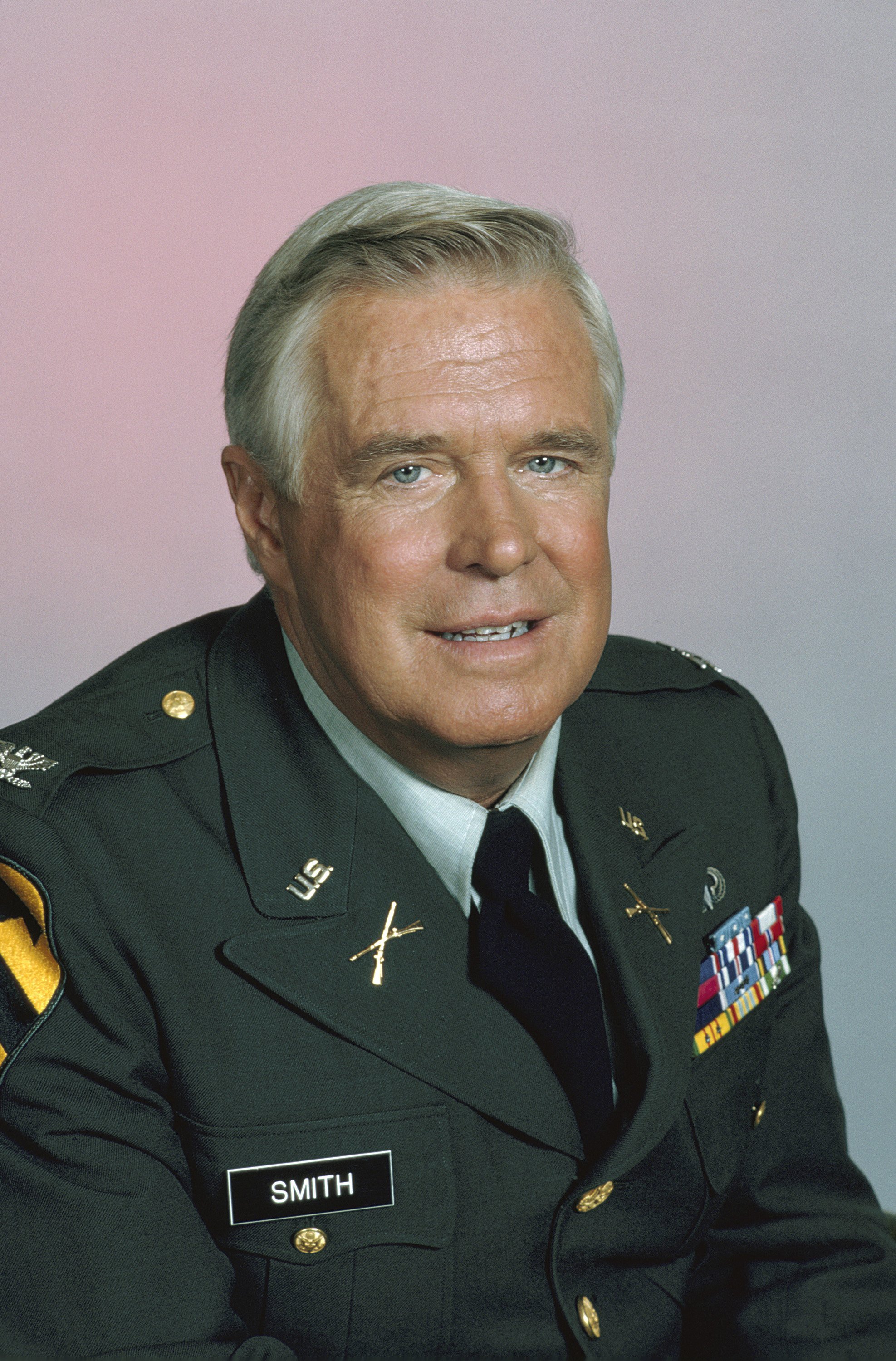 An undated portrait of George Peppard as Colonel John "Hannibal" Smith. | Photo: Getty Images