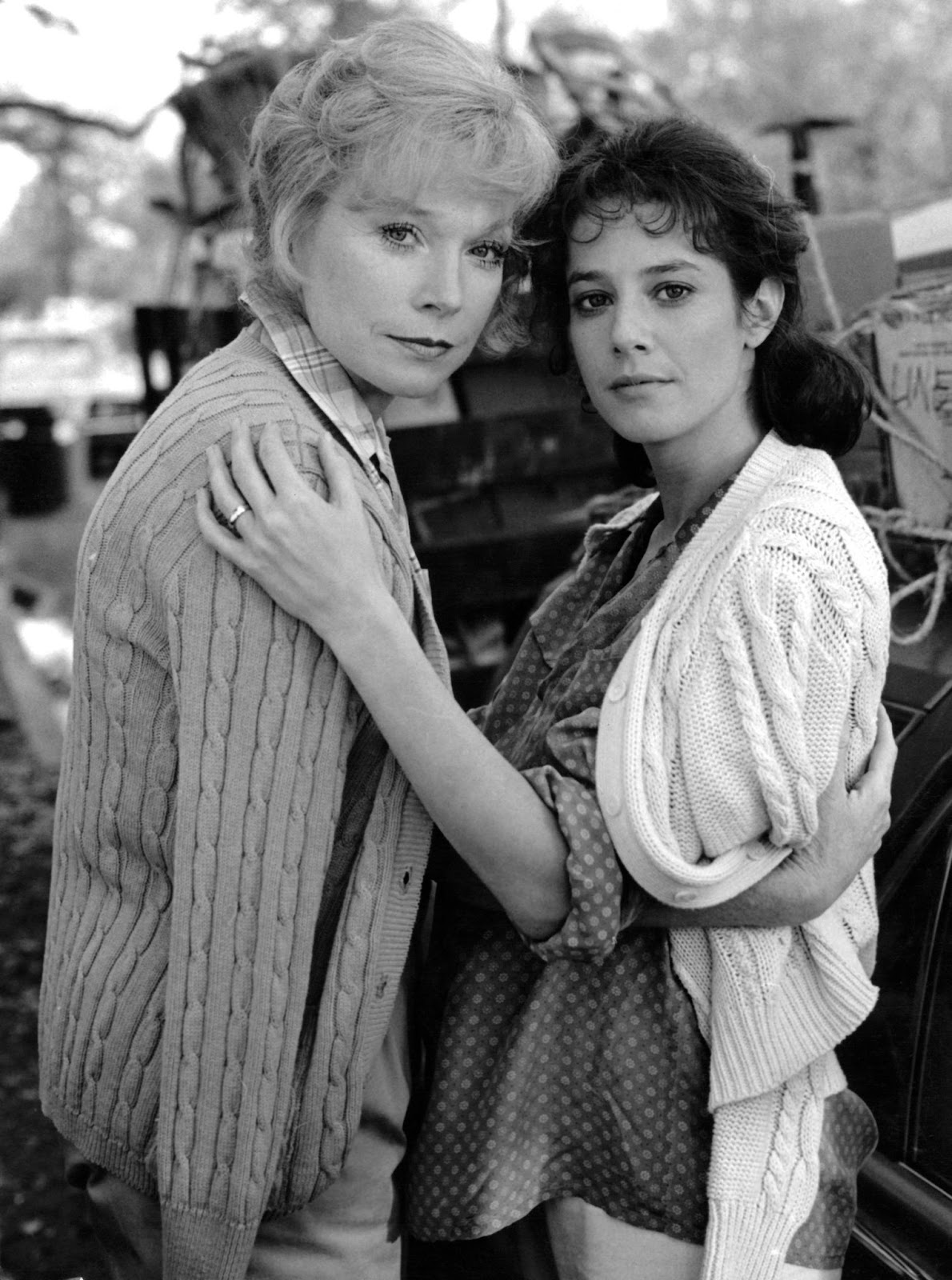 The '80s icon and Shirley MacLaine photographed for "Terms of Endearment" in 1983. | Source: Getty Images