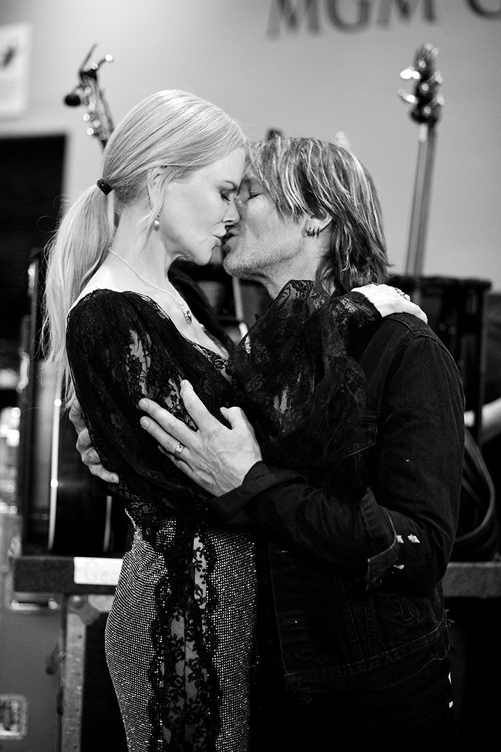 Nicole Kidman and Keith Urban in one of their famous PDA. I Image: Getty Images.