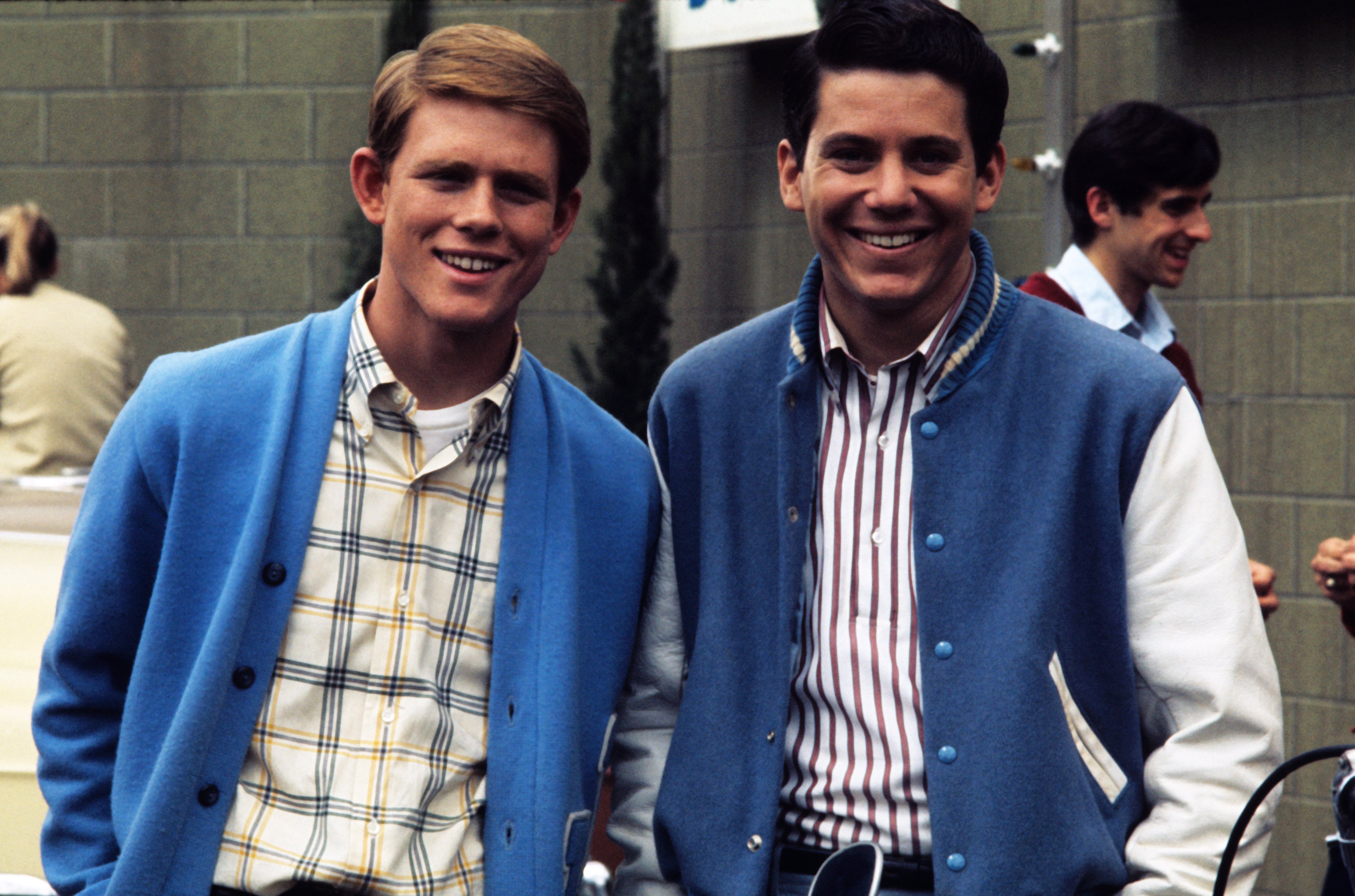 Ron Howard and Anson Williams in the episode "Be the First on Your Block" on "Happy Days" | Source: Getty Images