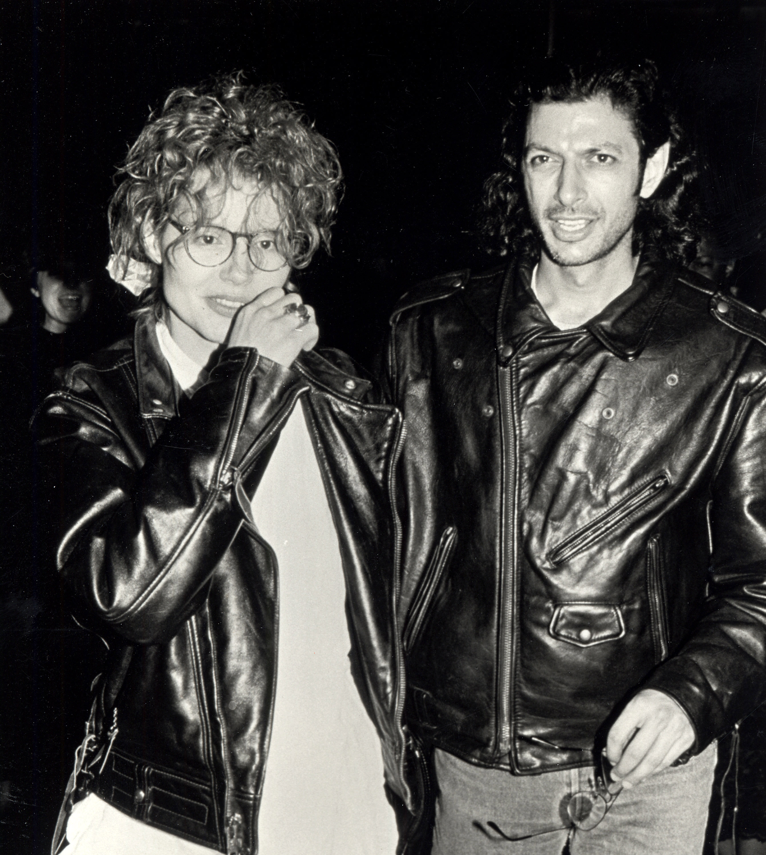 Geena Davis and Jeff Goldblum at Dionne Warwick's 2nd Annual AIDS Benefit in New York City, 1989 | Source: Getty Images