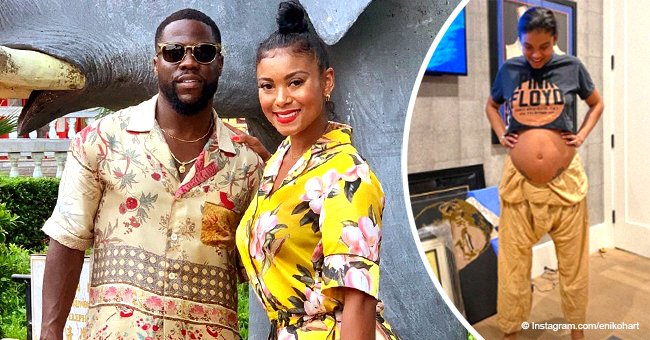 kevin-hart-s-pregnant-wife-eniko-parrish-shows-growing-baby-bump-in