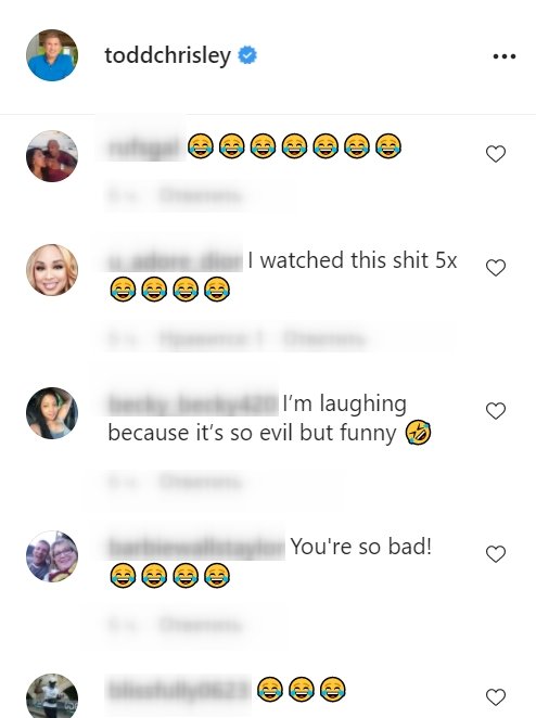 A screenshot of fans' comments on Todd Chrisley's Instagram post | Photo: Instagram/toddchrisley