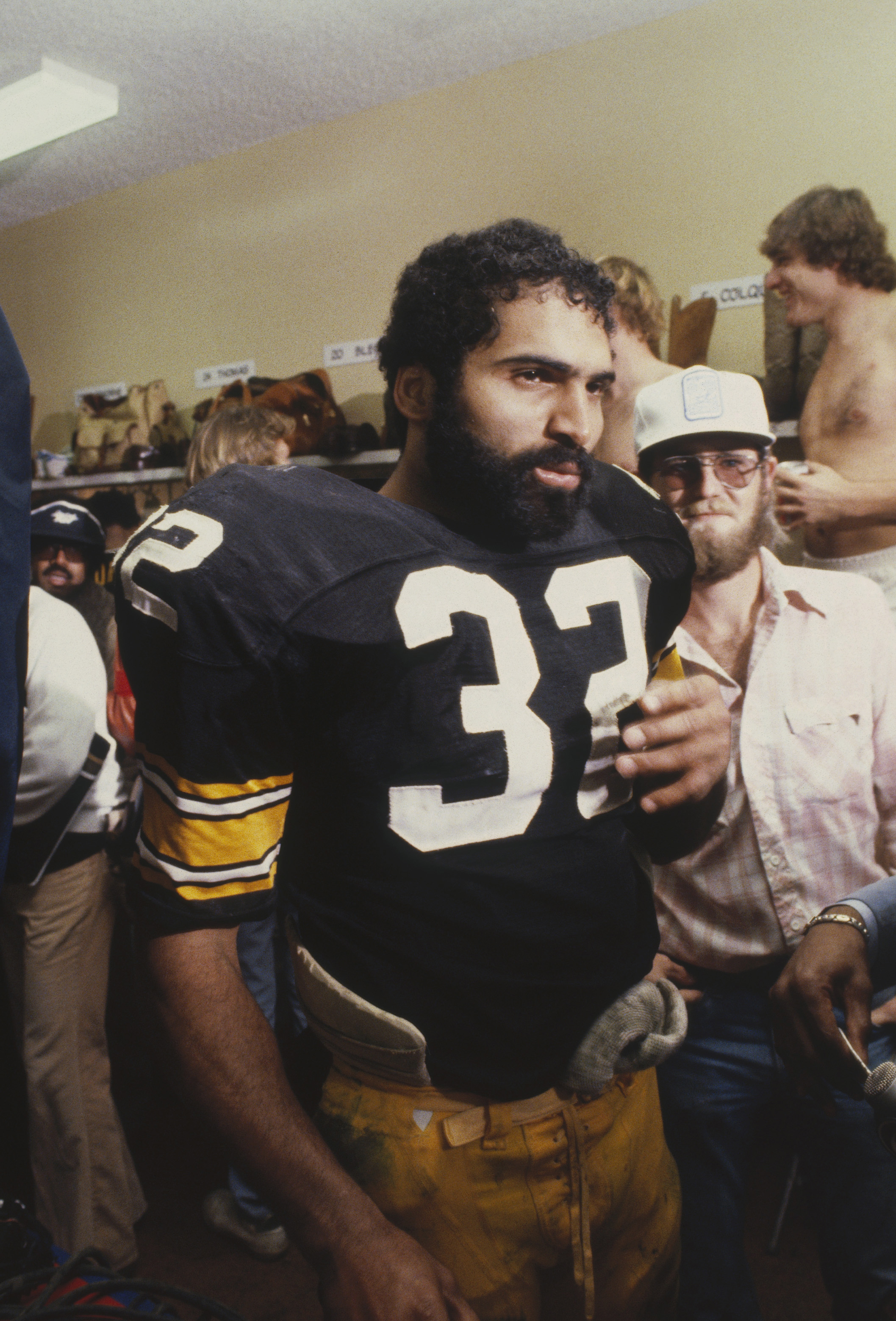 Franco Harris of the Pittsburgh Steelers during Super Bowl XIV against the Los Angeles Rams at the Rose Bowl on January 20, 1980, in Pasadena, California. | Source: Getty Images