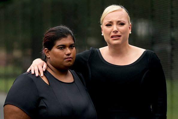 Bridget McCain and Meghan McCain at the Vietnam Veterans Memorial on September 1, 2018 in Washington, DC. | Photo: Getty Images