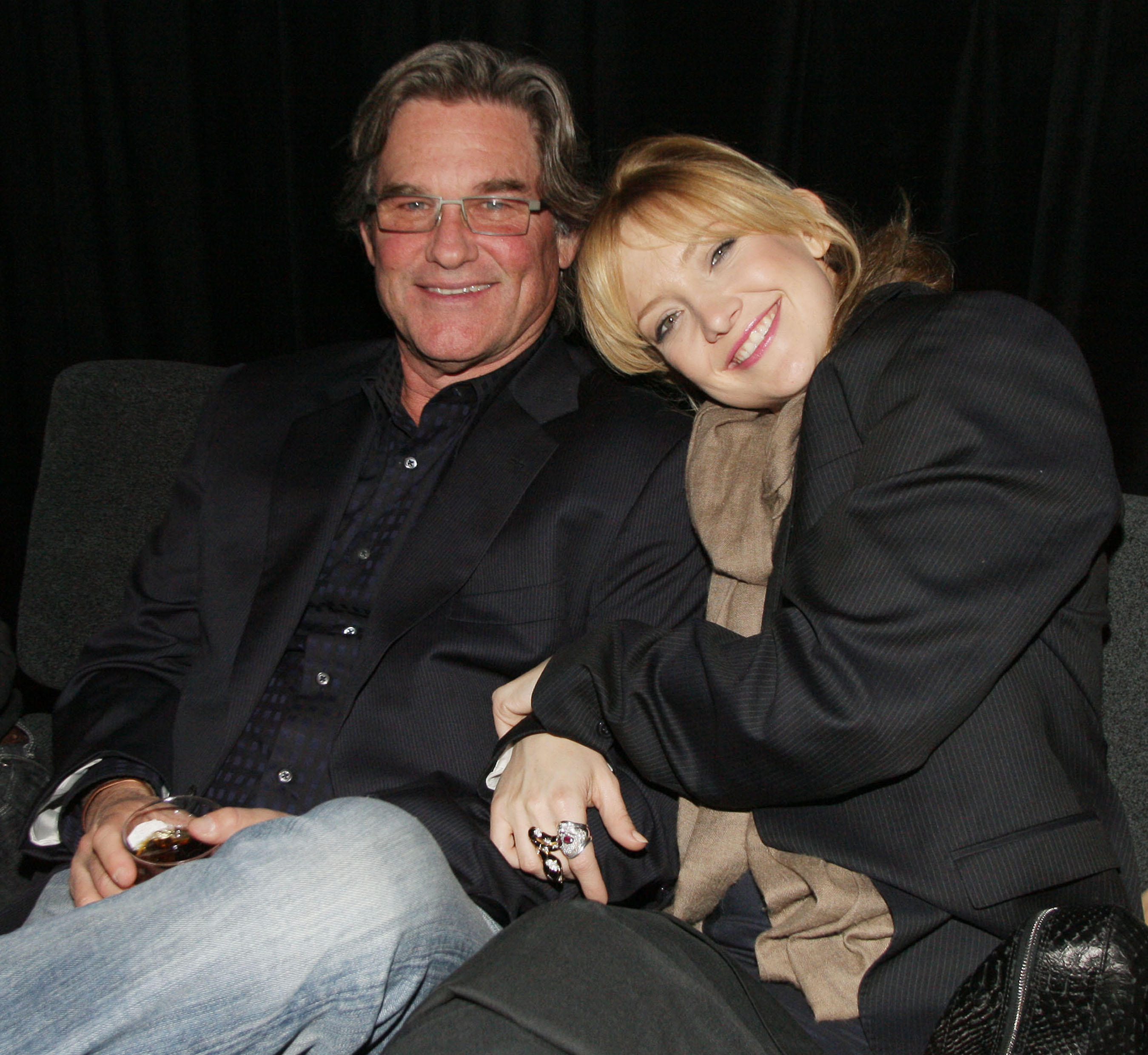 Kurt Russell and Kate Hudson at the Hyde Lounge at Audi Forum Phoenix on February 2, 2008 in Phoenix, Arizona. | Source: Getty Images