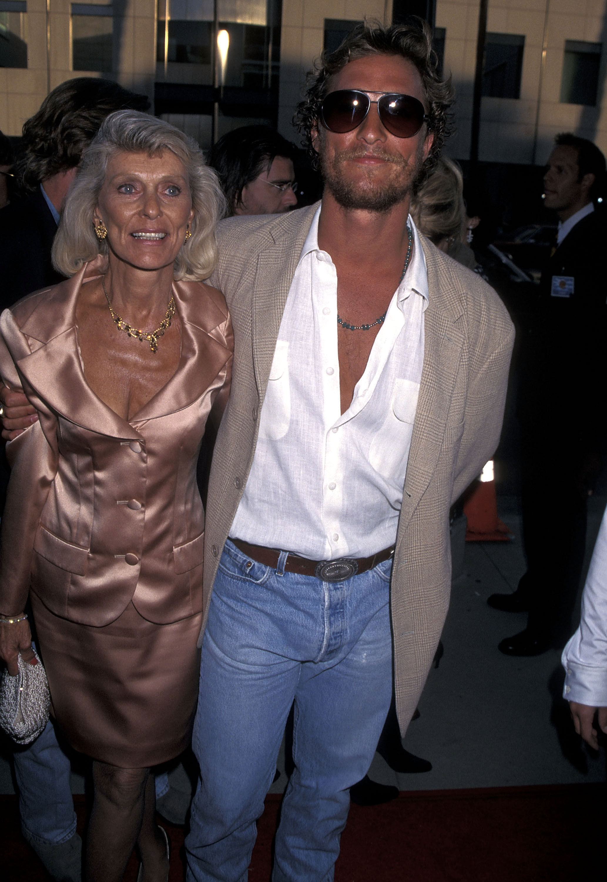 Kay and Matthew McConaughey at the "A Time to Kill" Beverly Hills premiere on July 9, 1996, in Beverly Hills, California | Source: Getty Images