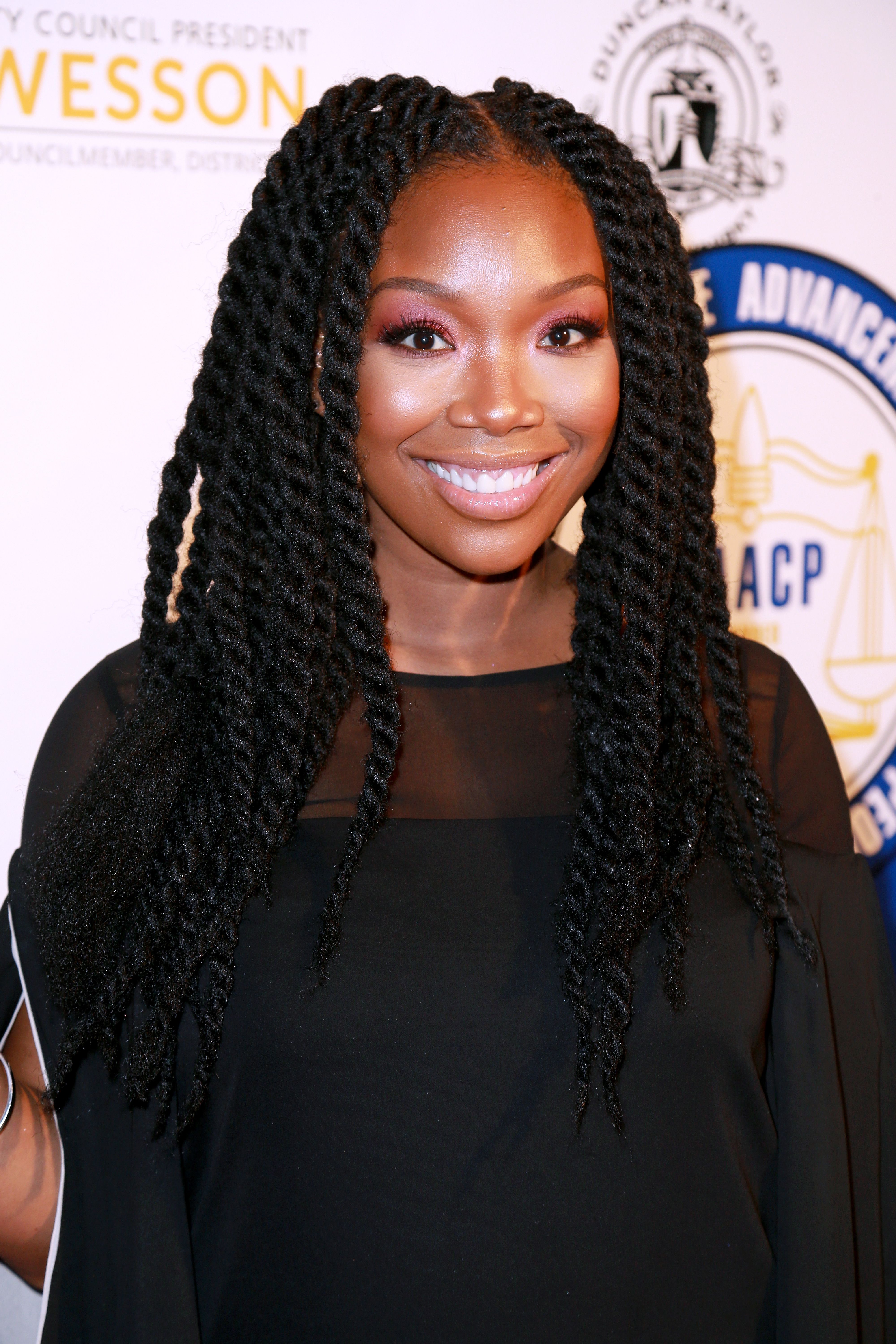 Brandy Norwood during the 27th Annual NAACP Theatre Awards at Millennium Biltmore Hotel on February 26, 2018 in Los Angeles, California. | Source: Getty Images