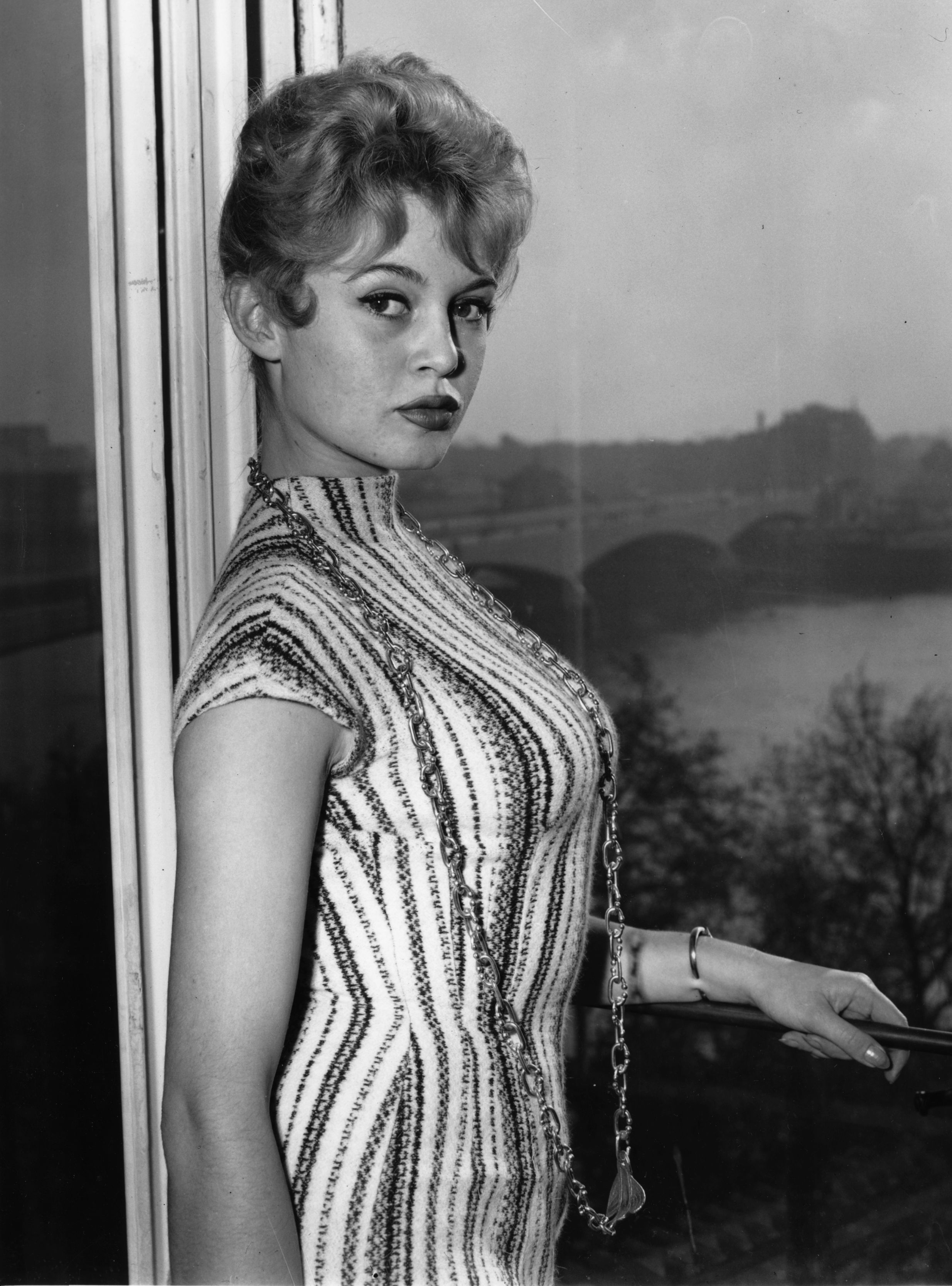 Brigitte Bardot in London 1956 | Source: Getty Images