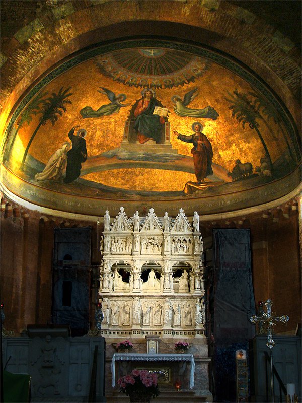 Tumba de san Agustín en la basílica de San Pietro in Ciel d'Oro, en Pavía.| Fuente: Wikipedia Tumba de san Agustín en la basílica de San Pietro in Ciel d'Oro, en Pavía.| Fuente: Wikipedia