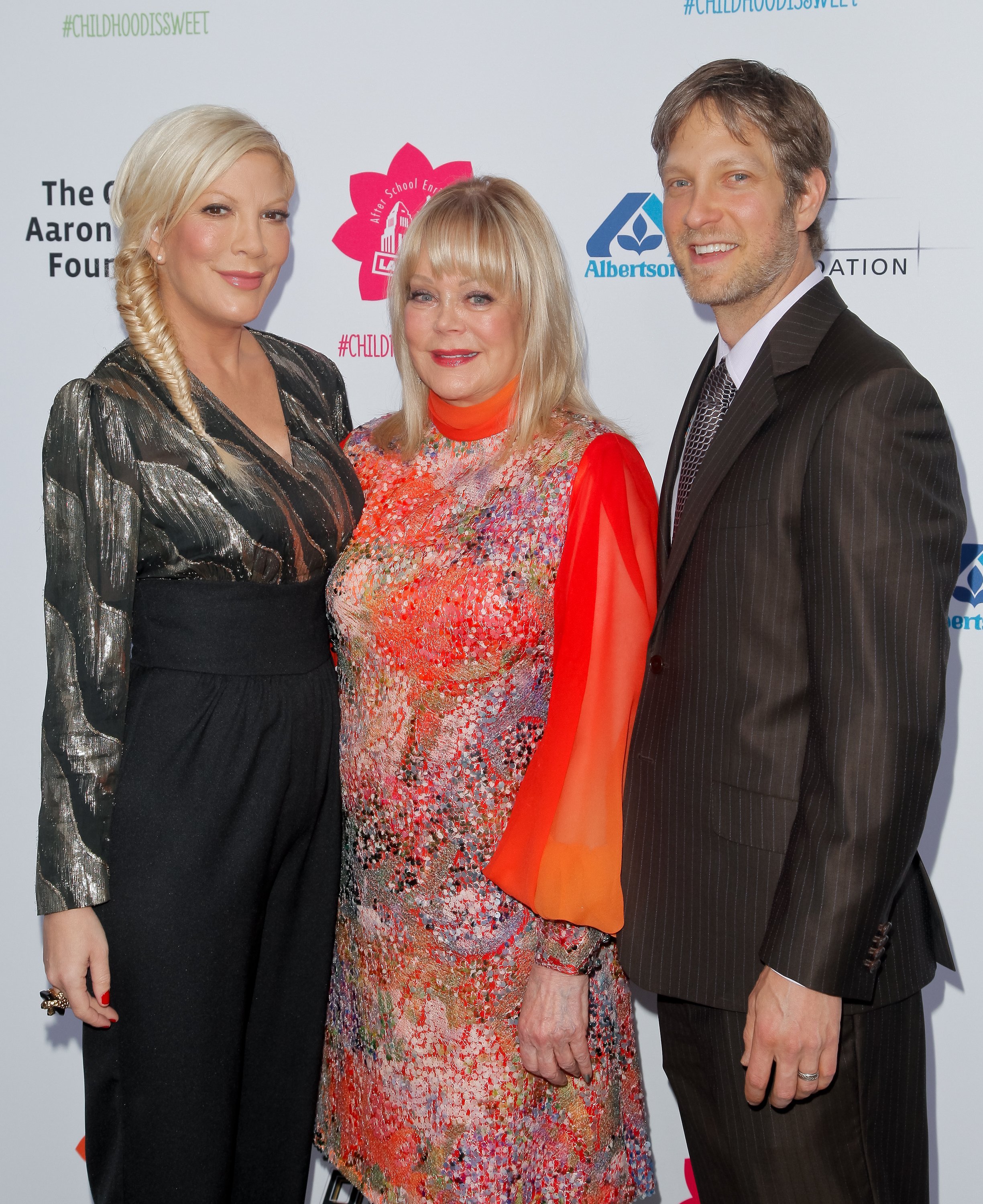 Tori Spelling, Candy Spelling and Randy Spelling attend LA's Best annual family dinner | Source: Getty Images