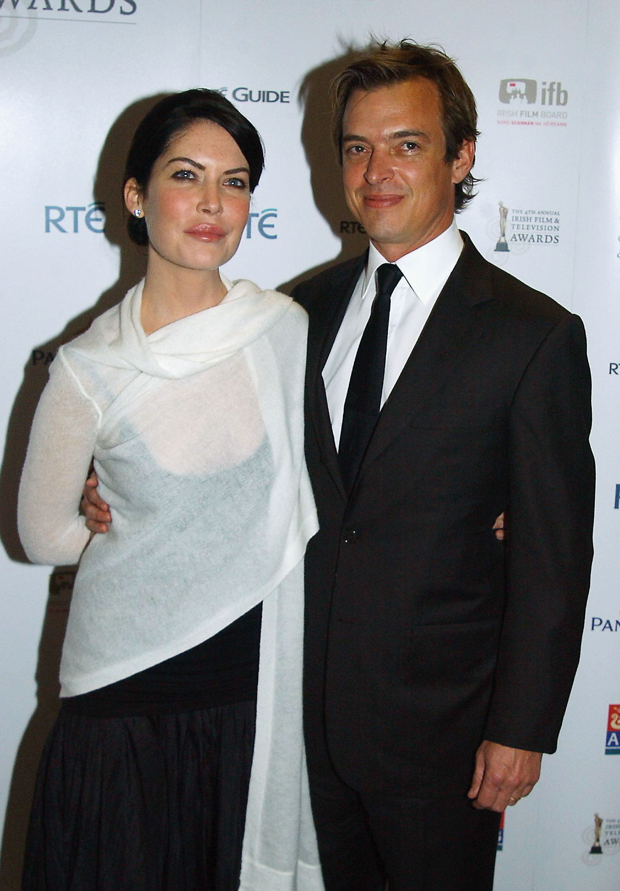 The actress and husband Donald Ray Thomas attend the 4th Irish Film and Television Awards | Source: Getty Images