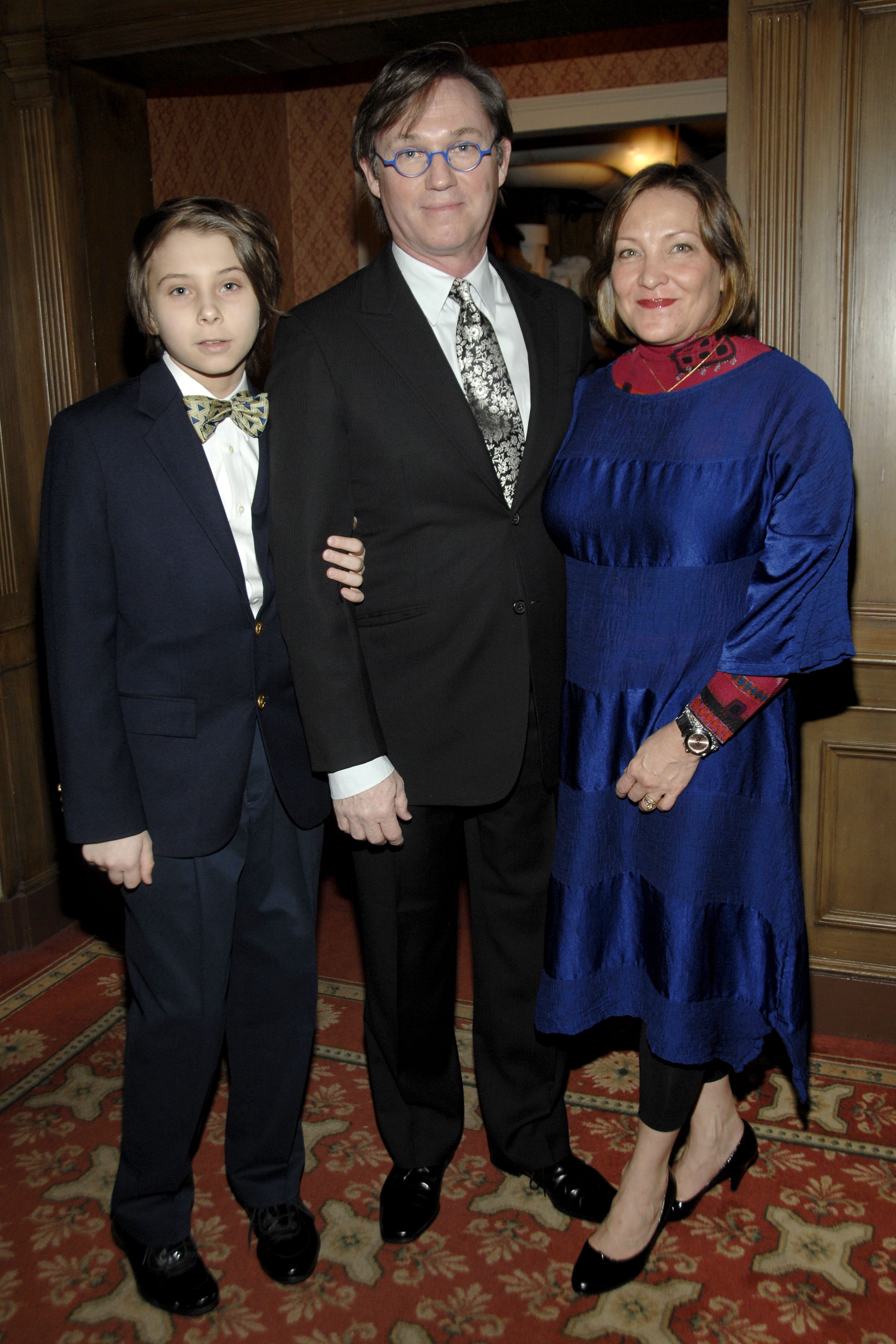 Montana James Thomas, Richard Thomas, and Georgiana Bischoff Thomas at the National Meningitis Association Give Kids a Shot! gala on April 26, 2010, in New York City | Source: Getty Images