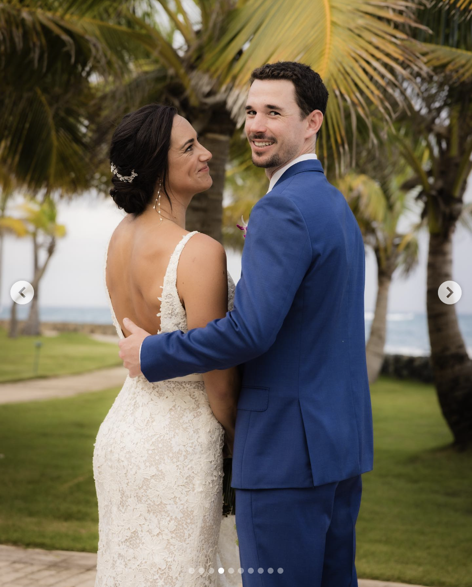 Maggie Steffens and Bobbie Conner on their wedding day, as seen in a post dated November 14, 2023 | Source: Instagram/maggie.steffens