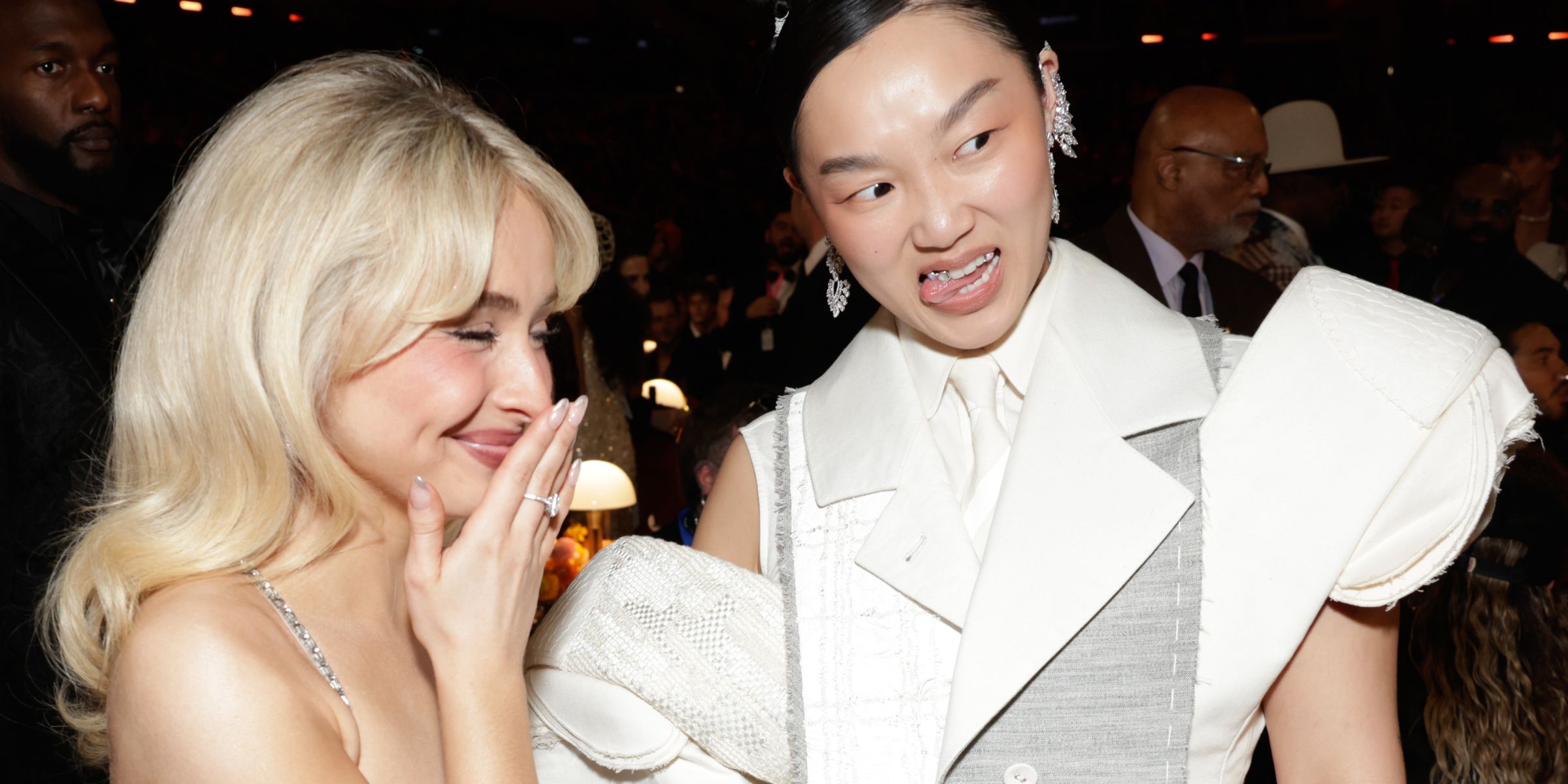 Sabrina Carpenter and Audrey Nuna | Source: Getty Images