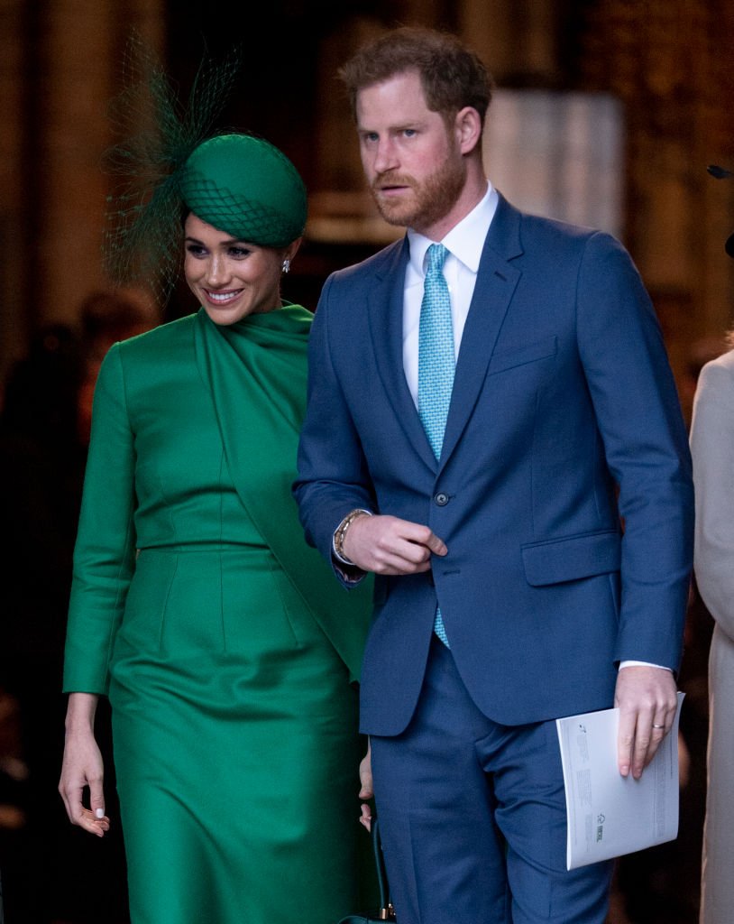Meghan y el príncipe Harry, duques de Sussex, el 9 de marzo de 2020 en Londres, Inglaterra. | Foto: Getty Images