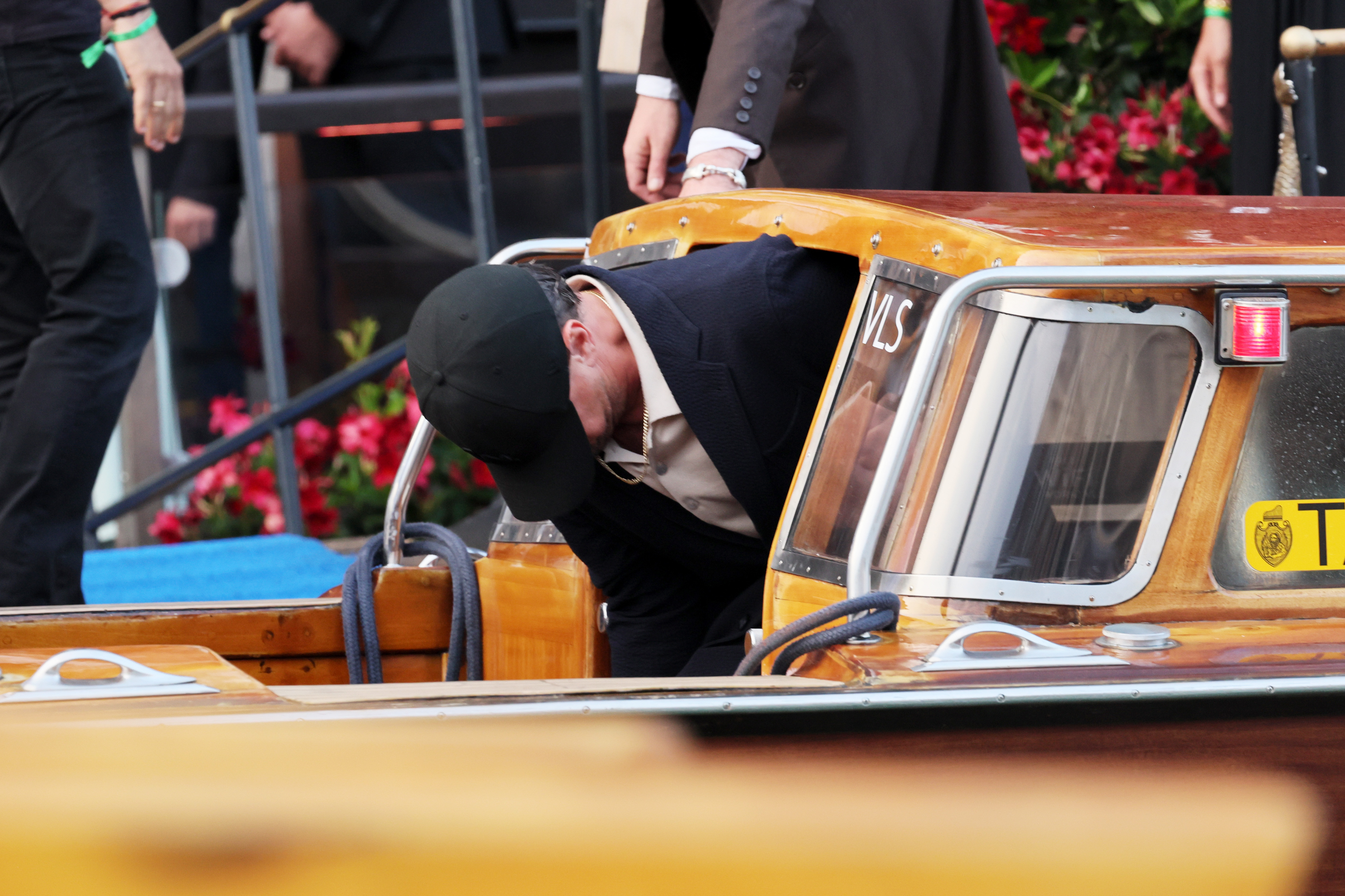 Leonardo DiCaprio ahead of Jeff Bezos and Lauren Sánchez's wedding in Venice on June 26, 2026. | Source: Getty Images