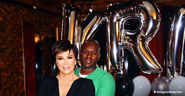 Kris Jenner defies age in rare hugging photo with boyfriend Corey Gamble, 37, on her 63rd bday