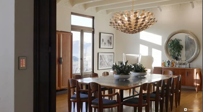 Robin Williams' mansion in San Fransisco, from a video dated October 2023 | Source: Vimeo.com/openhomes