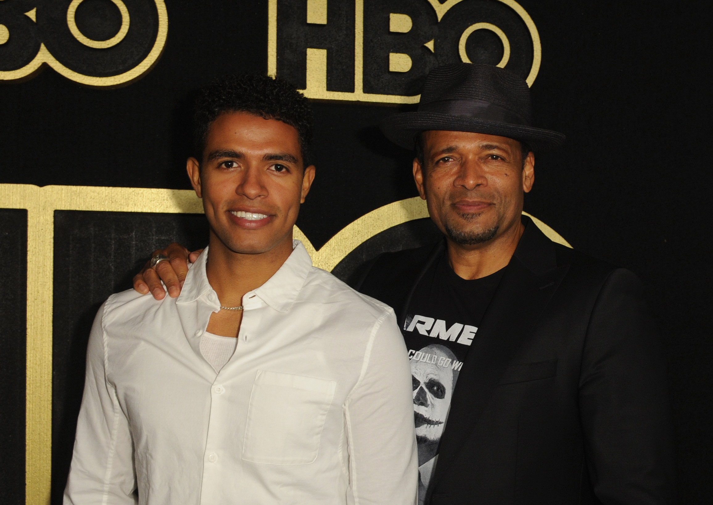 Mandela Van Peebles (L) and Mario Van Peebles arrive at HBO's Official 2018 Emmy After Party on September 17, 2018 in Los Angeles, California. | Source: Getty Images