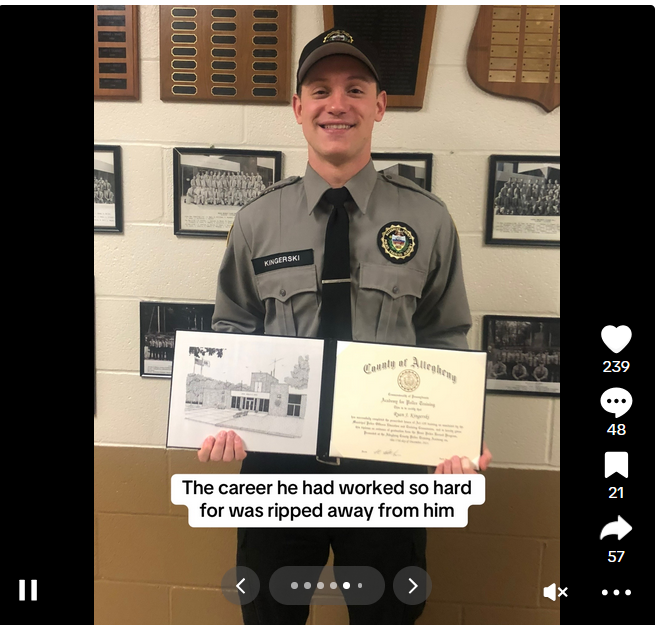 Ryan Kingerski, from a post dated February 3, 2025 | Source: Tiktok/@blurrybutblooming
