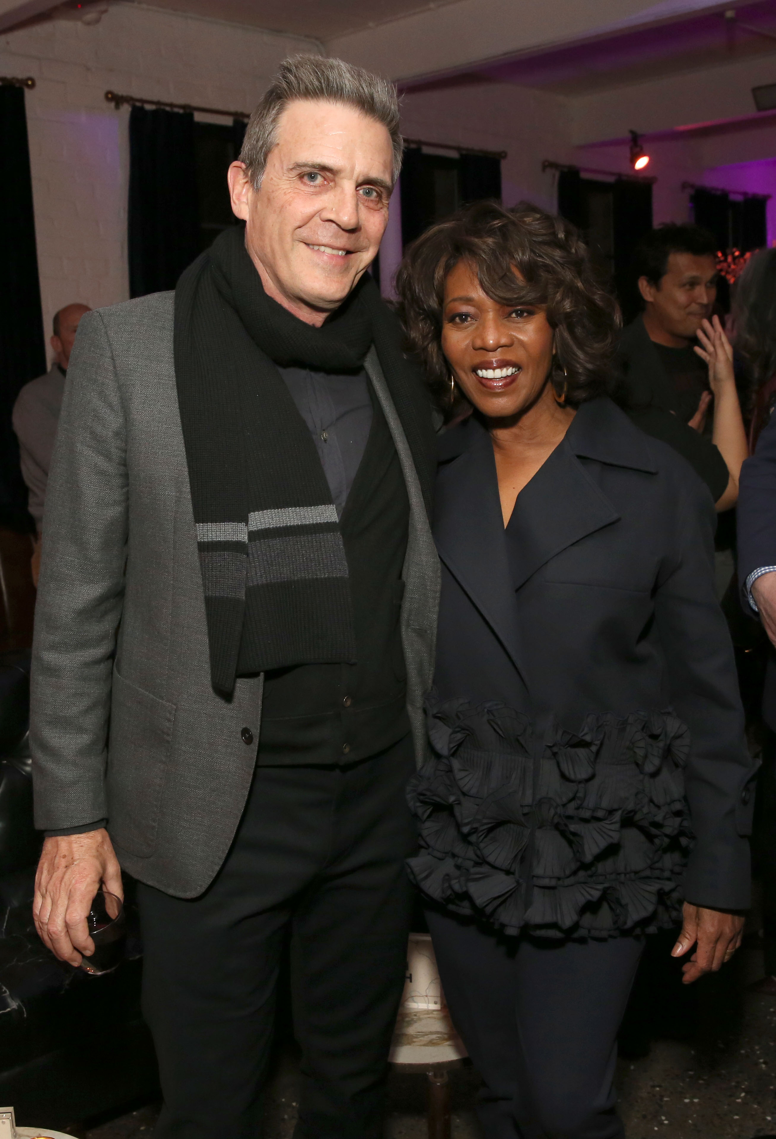 Writer Roderick Spencer and actress Alfre Woodard attend "Juanita" Special Screening on March 07, 2019, in New York City. | Source: Getty Images